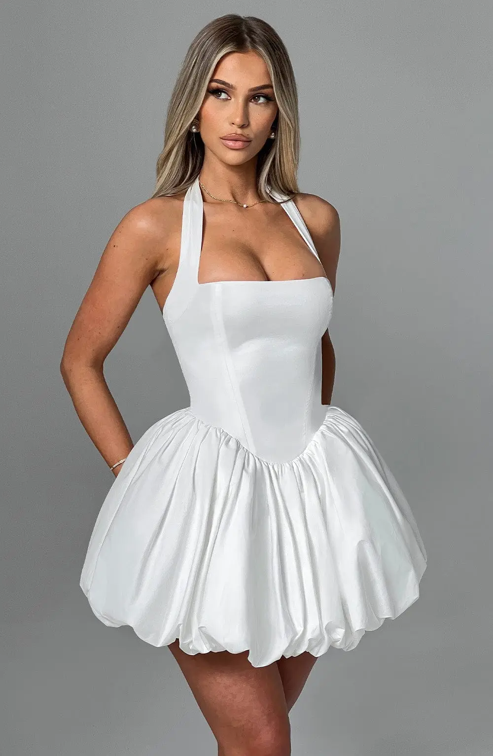 Maricia Mini Dress - Ivory