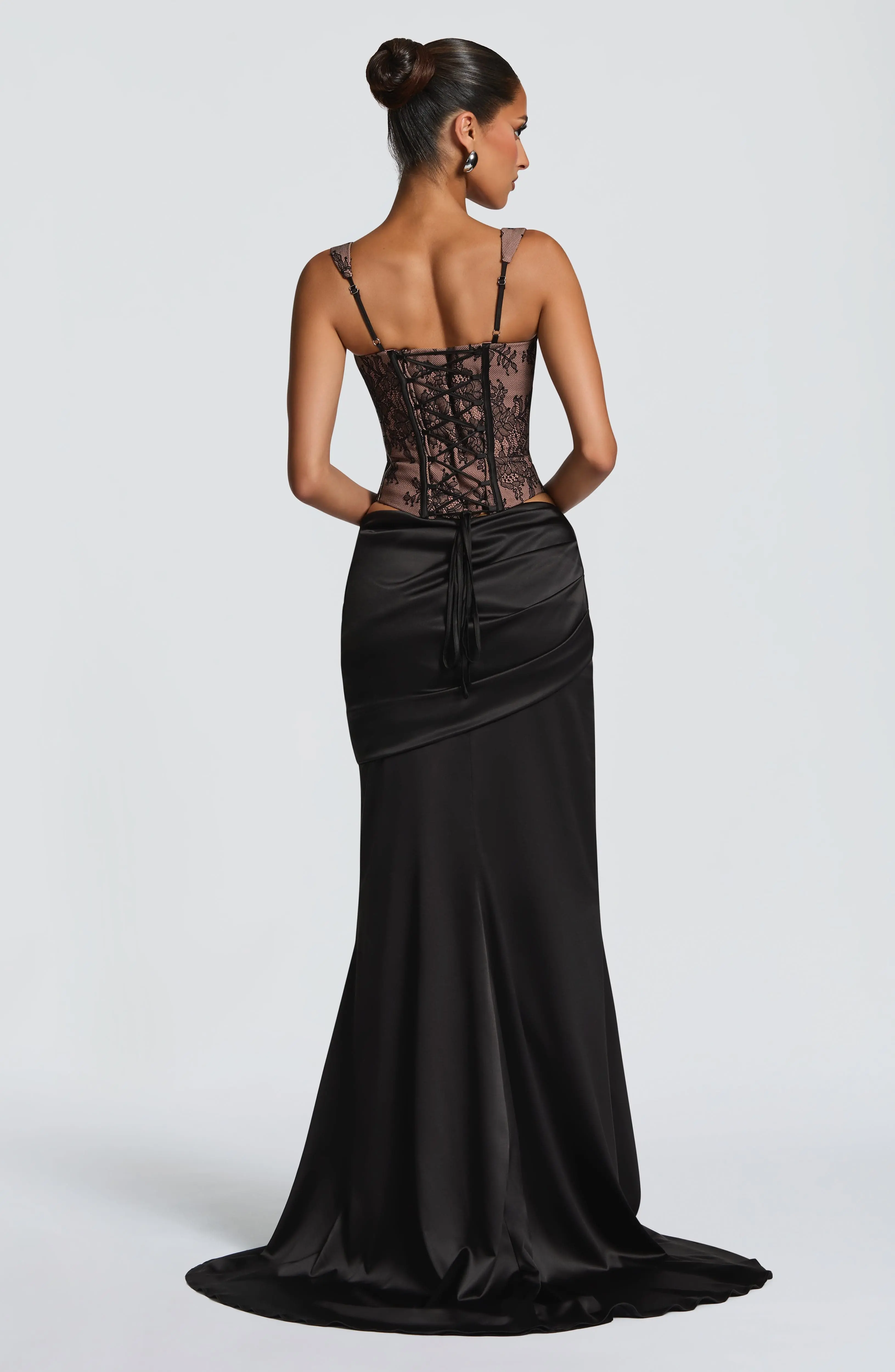Claudette Maxi Skirt - Black - Image 3