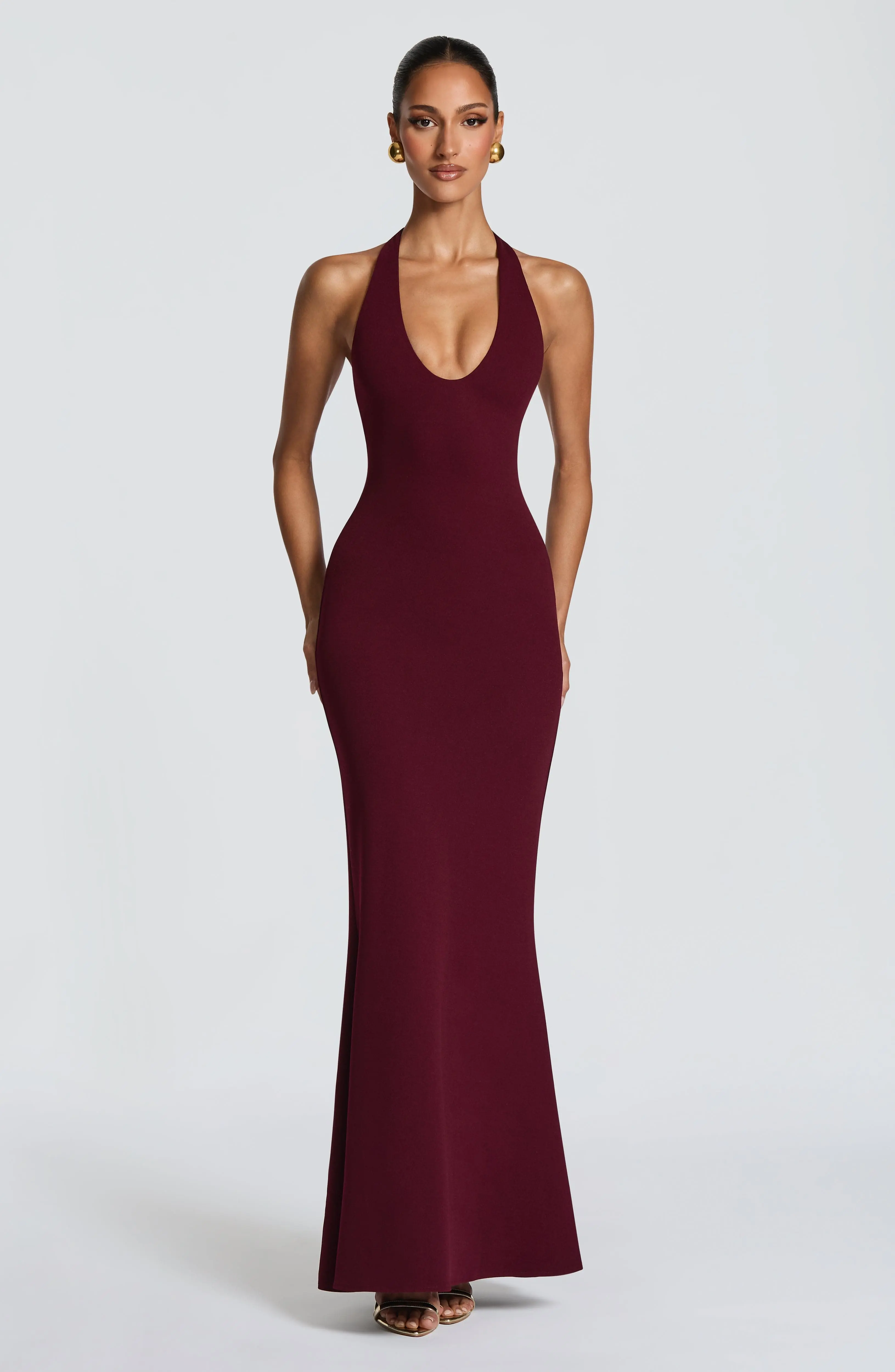Fern Maxi Dress - Cherry Lacquer - Image 8