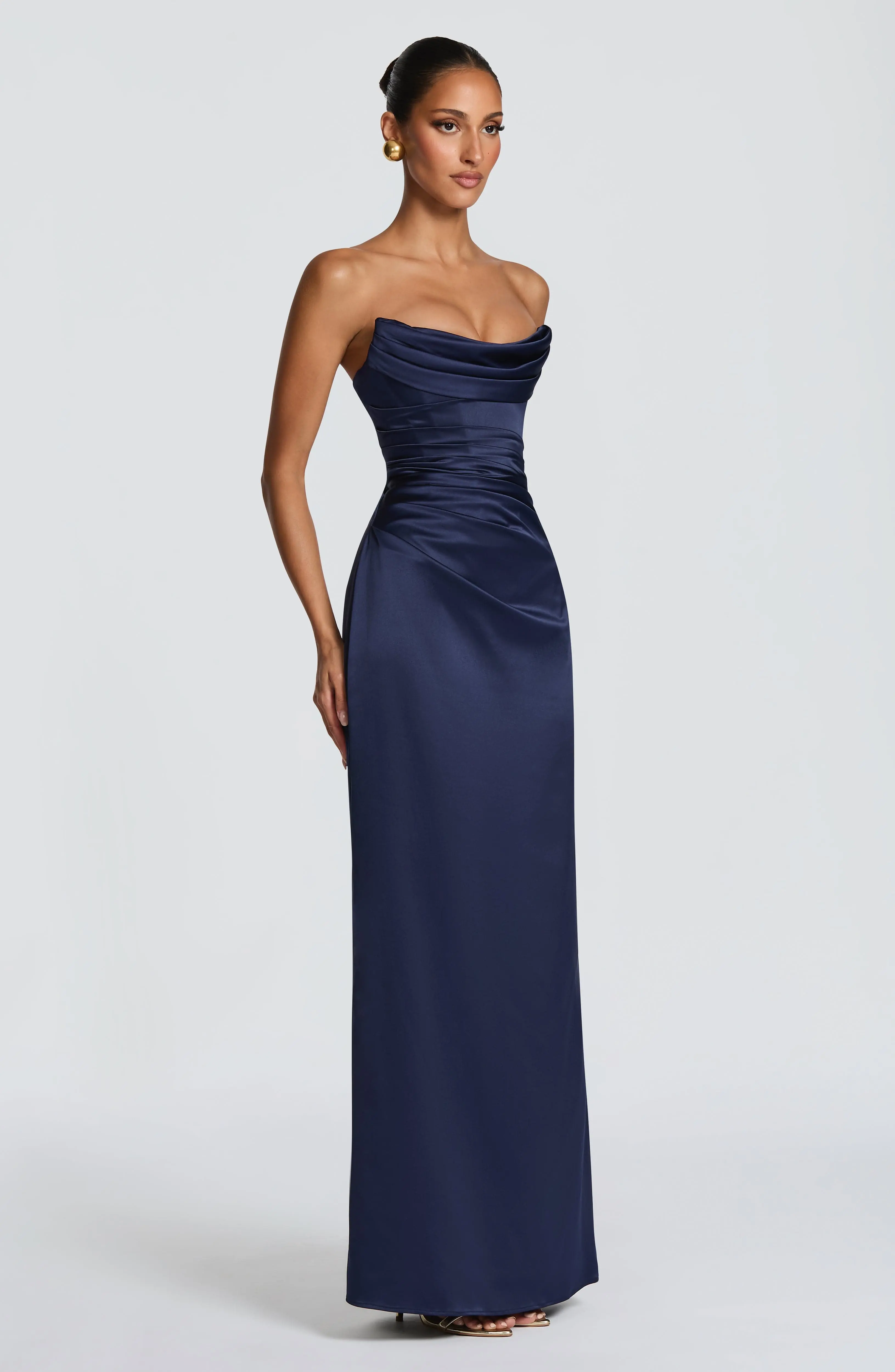 Vessa Maxi Dress - Navy - Image 4