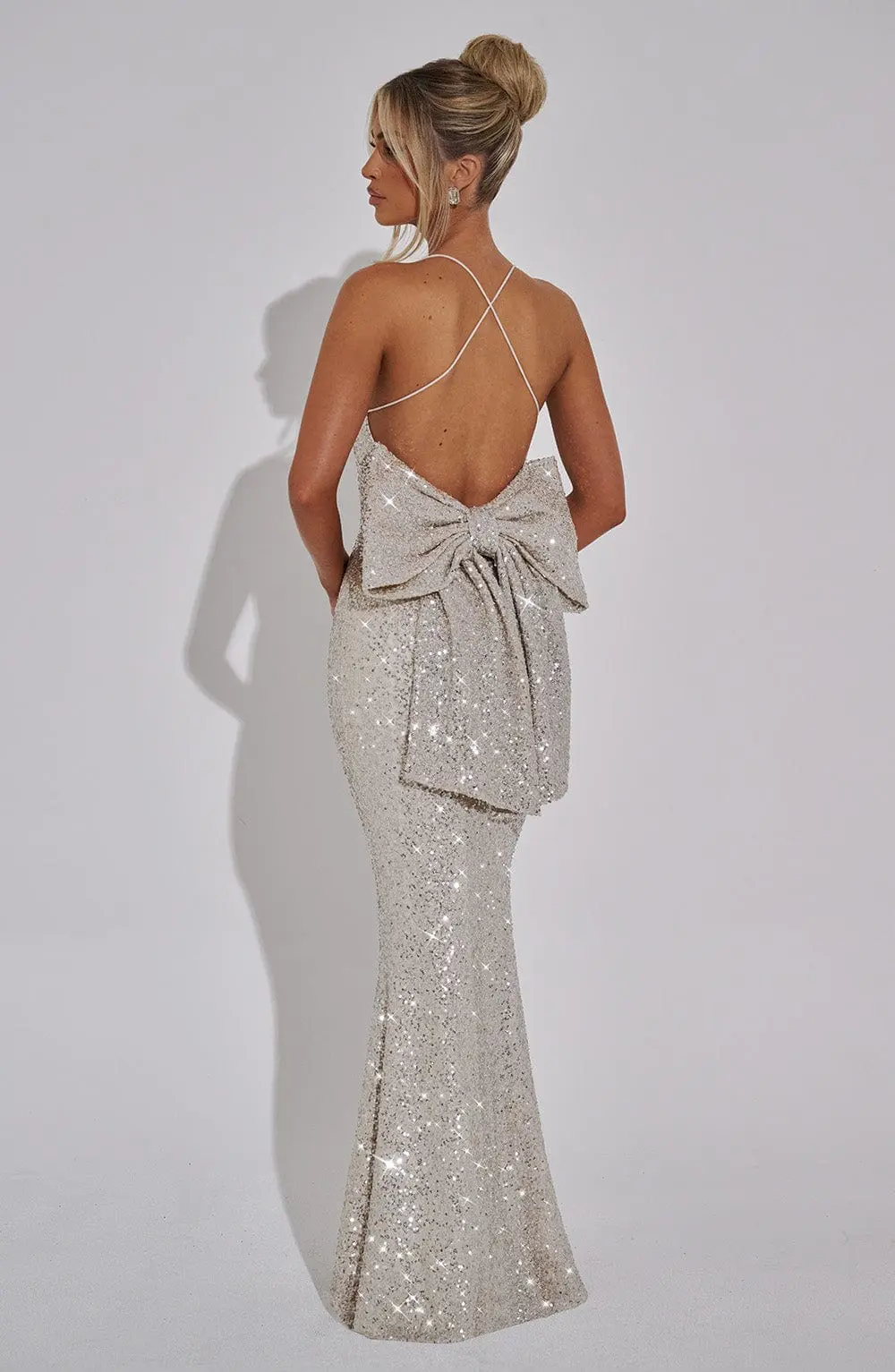 Meridith Maxi Dress - Champagne - Image 11