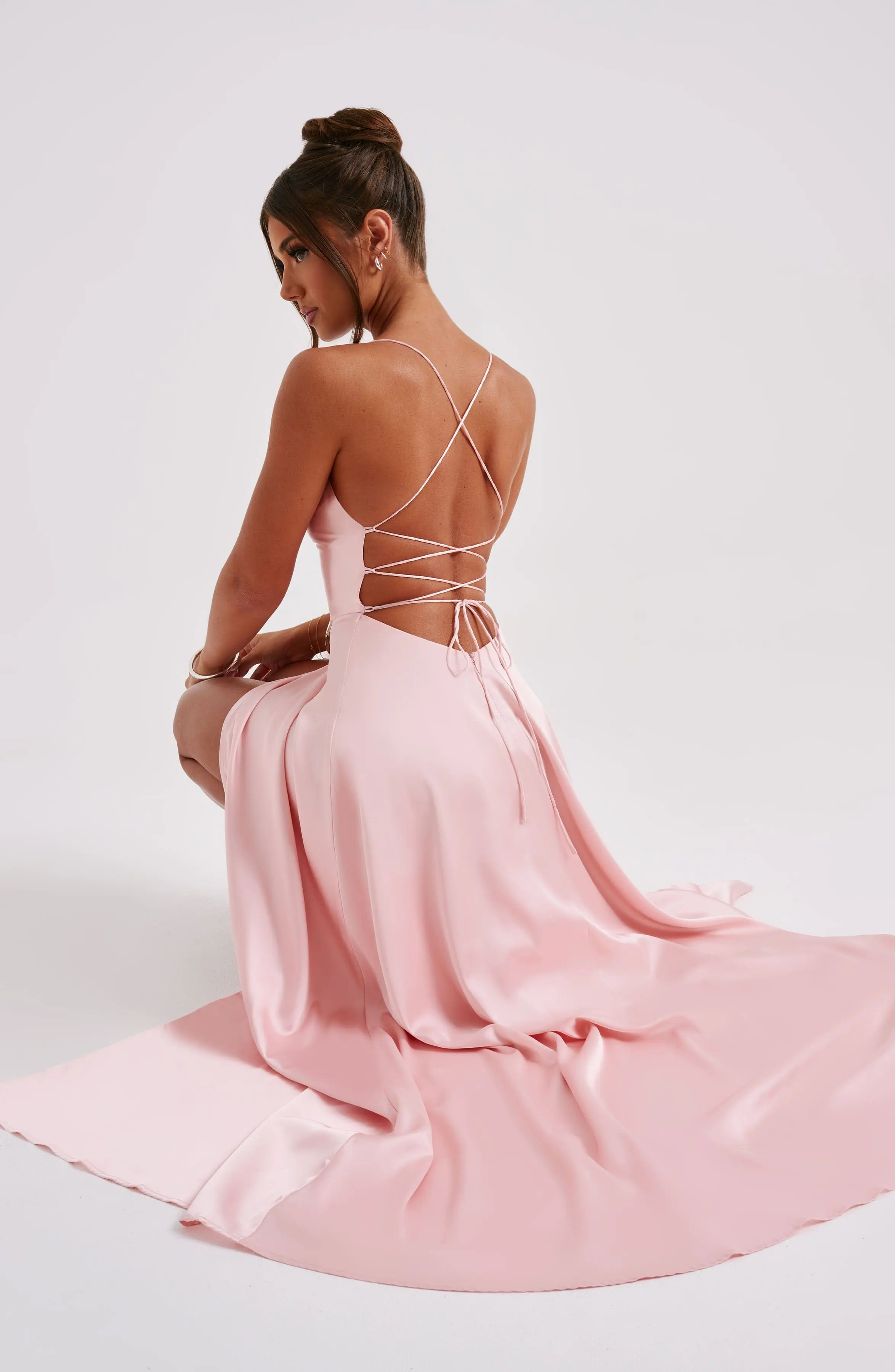 Bethany Maxi Dress - Blush - Image 5
