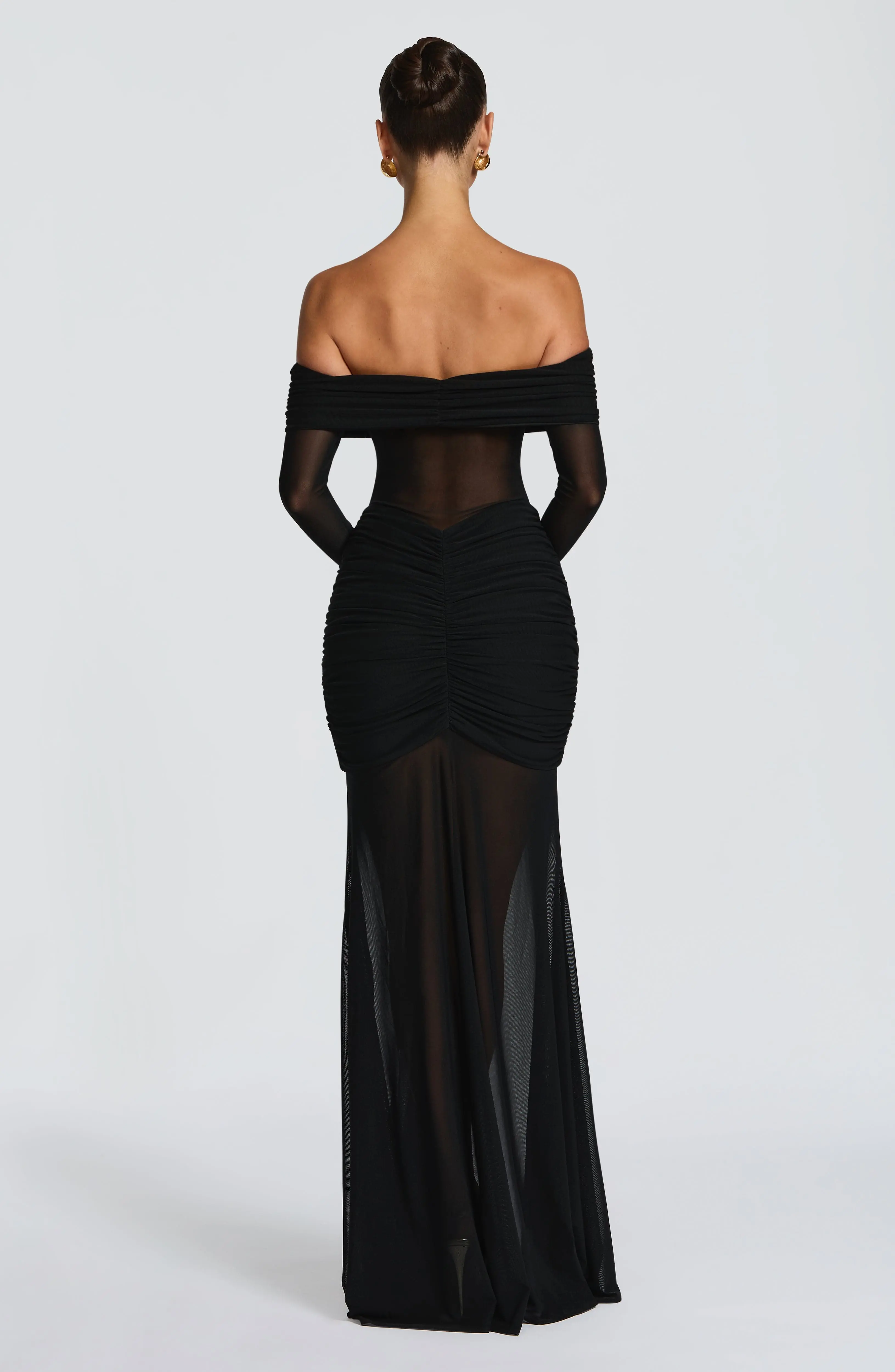 Arlena Maxi Dress - Black - Image 3