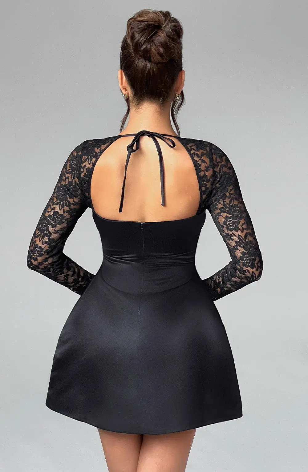 Sadie Mini Dress - Black - Image 2