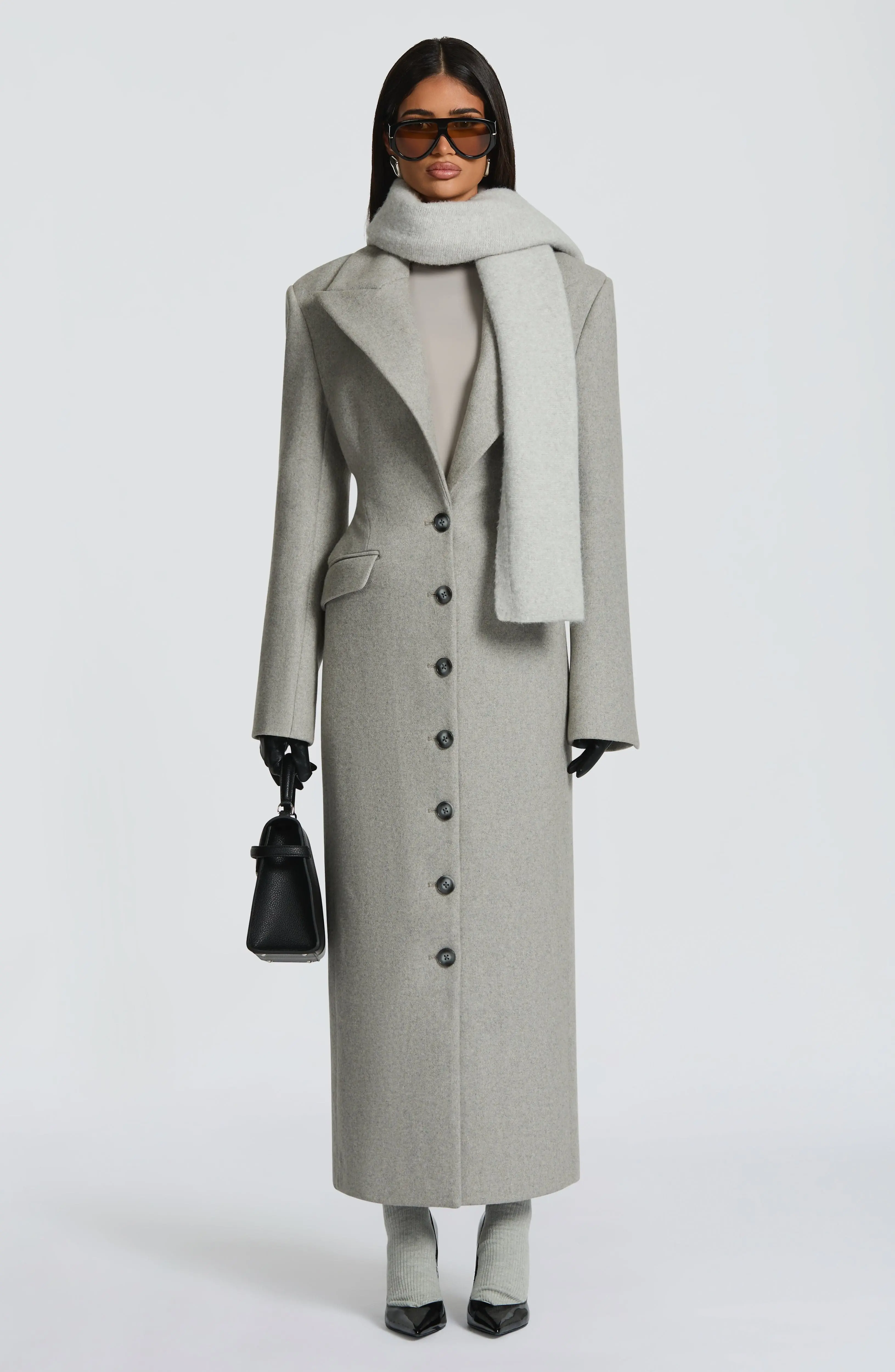 Jeanie Scarf - Light Grey - Image 4