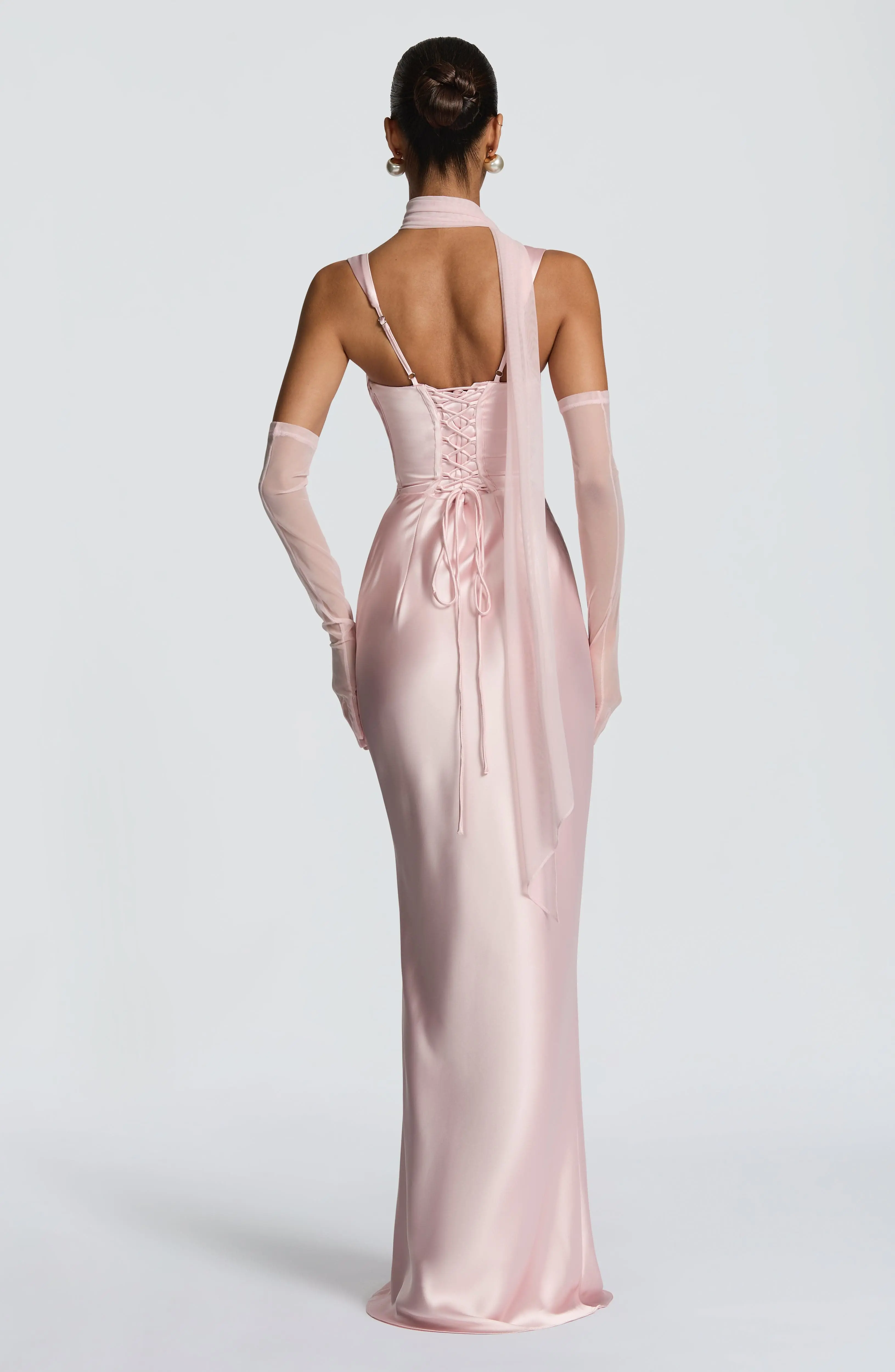 Calanthe Maxi Dress - Blush - Image 3