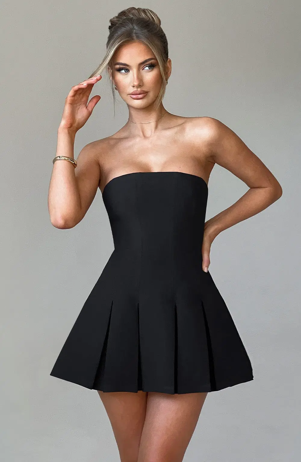 Bryony Mini Dress - Black - Image 12