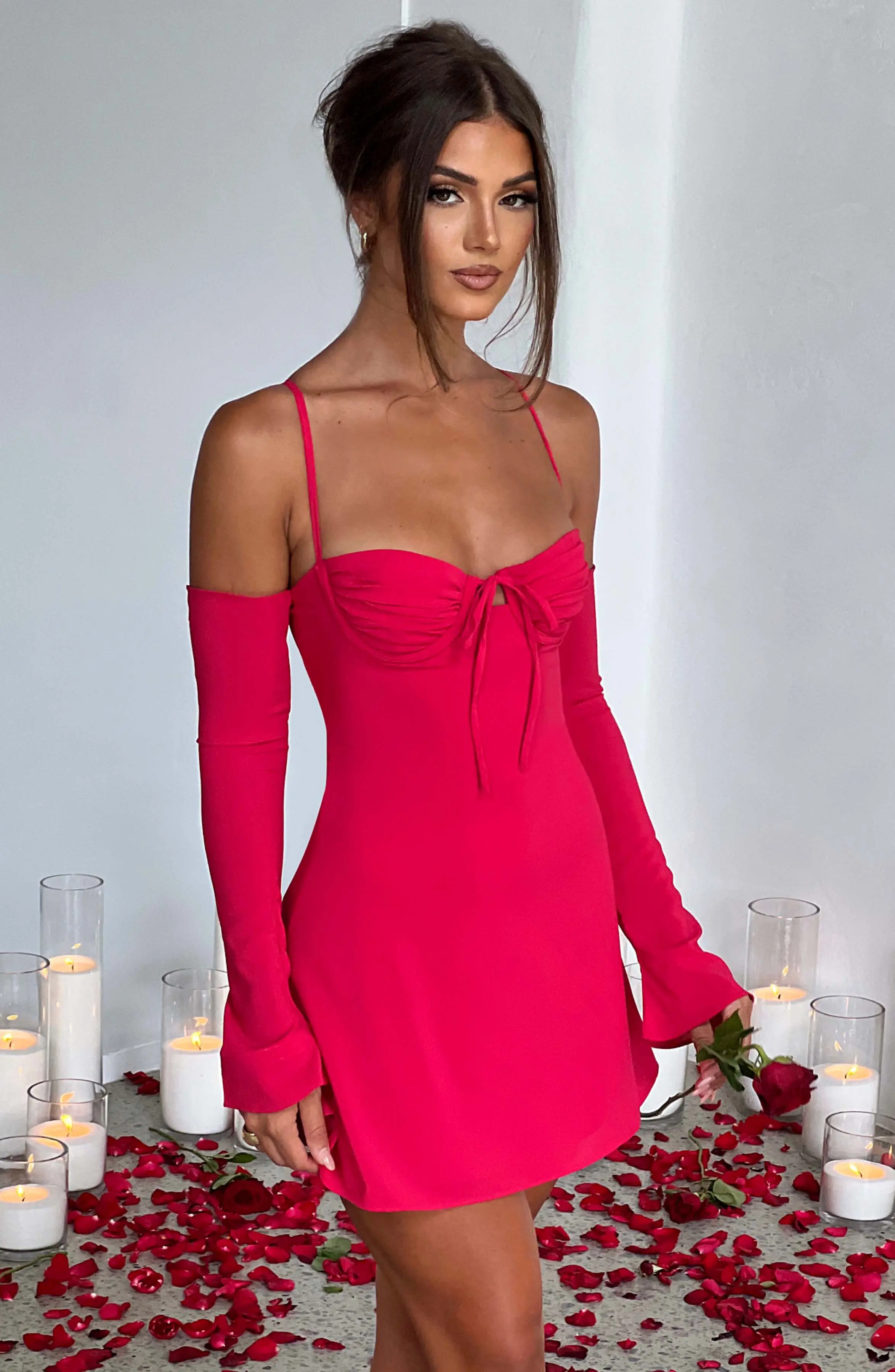 Fiona Mini Dress - Pink - Image 6