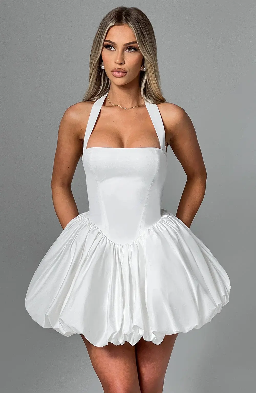Maricia Mini Dress - Ivory - Image 3