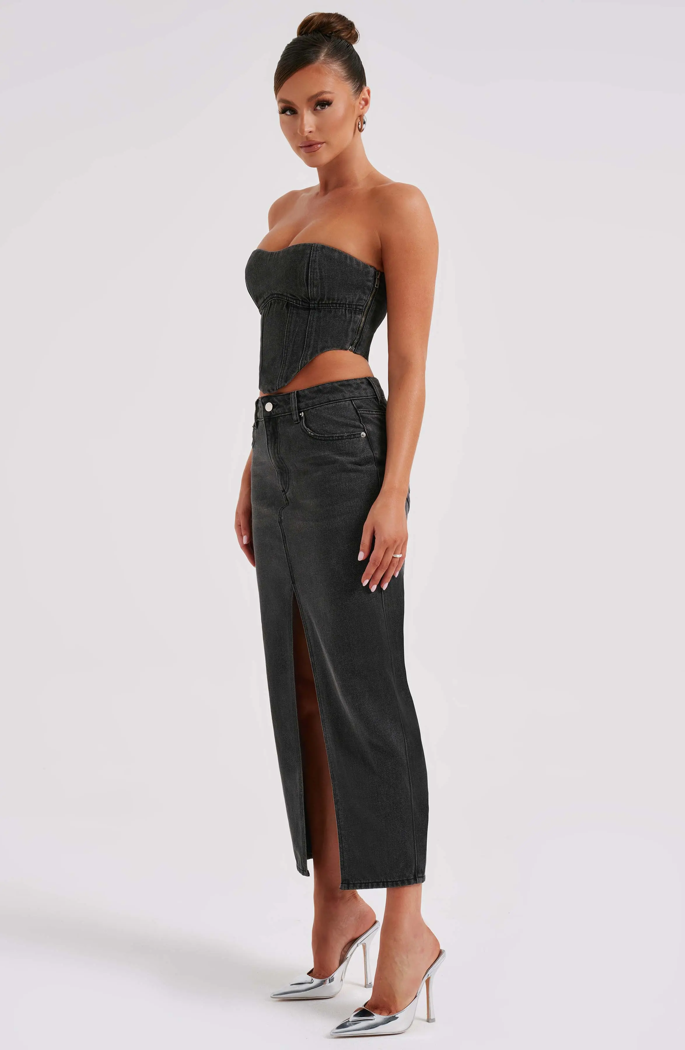 Flor Maxi Skirt - Black - Image 10