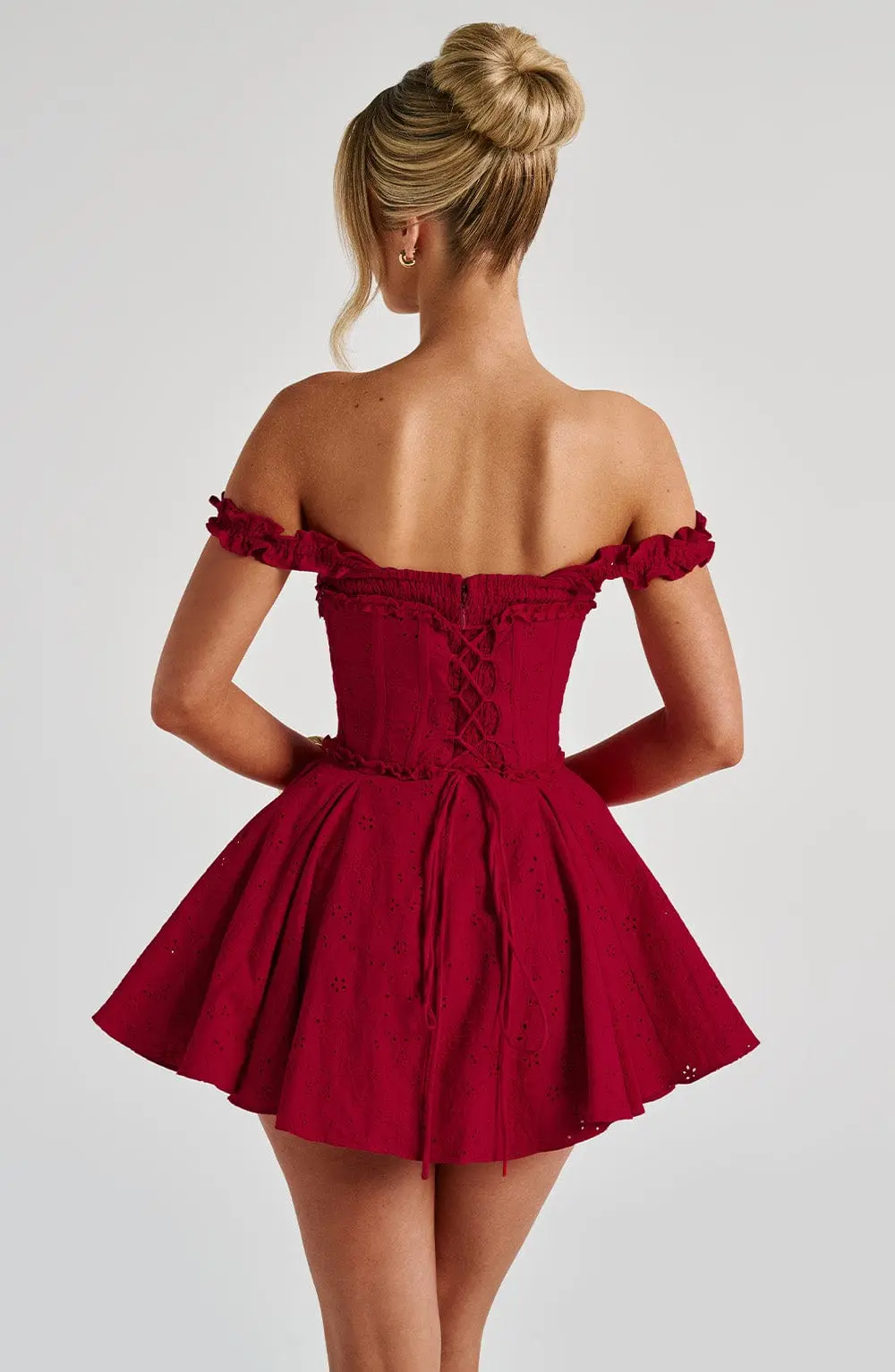 Elva Playsuit - Red - Image 3