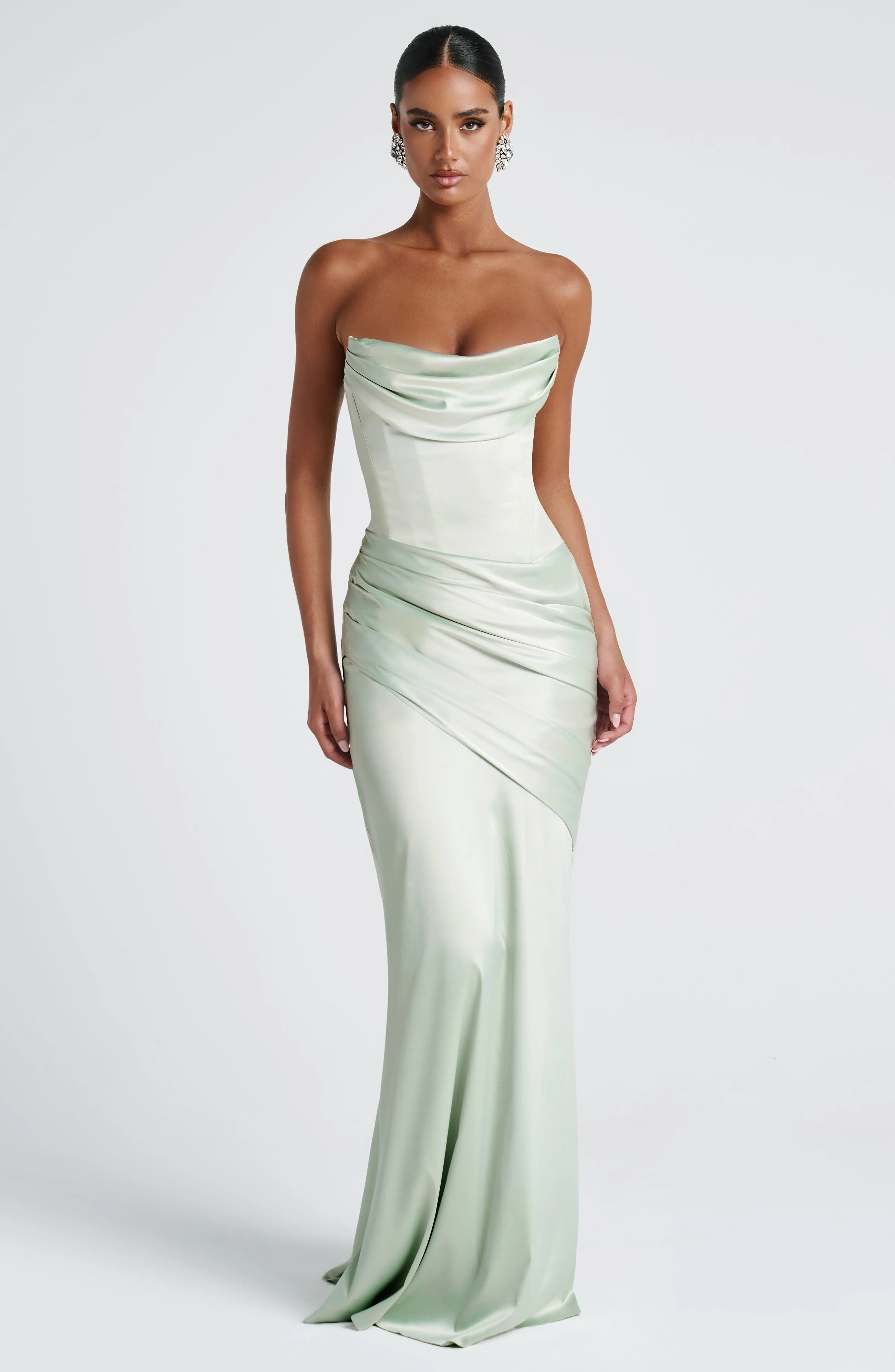 Kensington Maxi Dress - Mint - Image 10