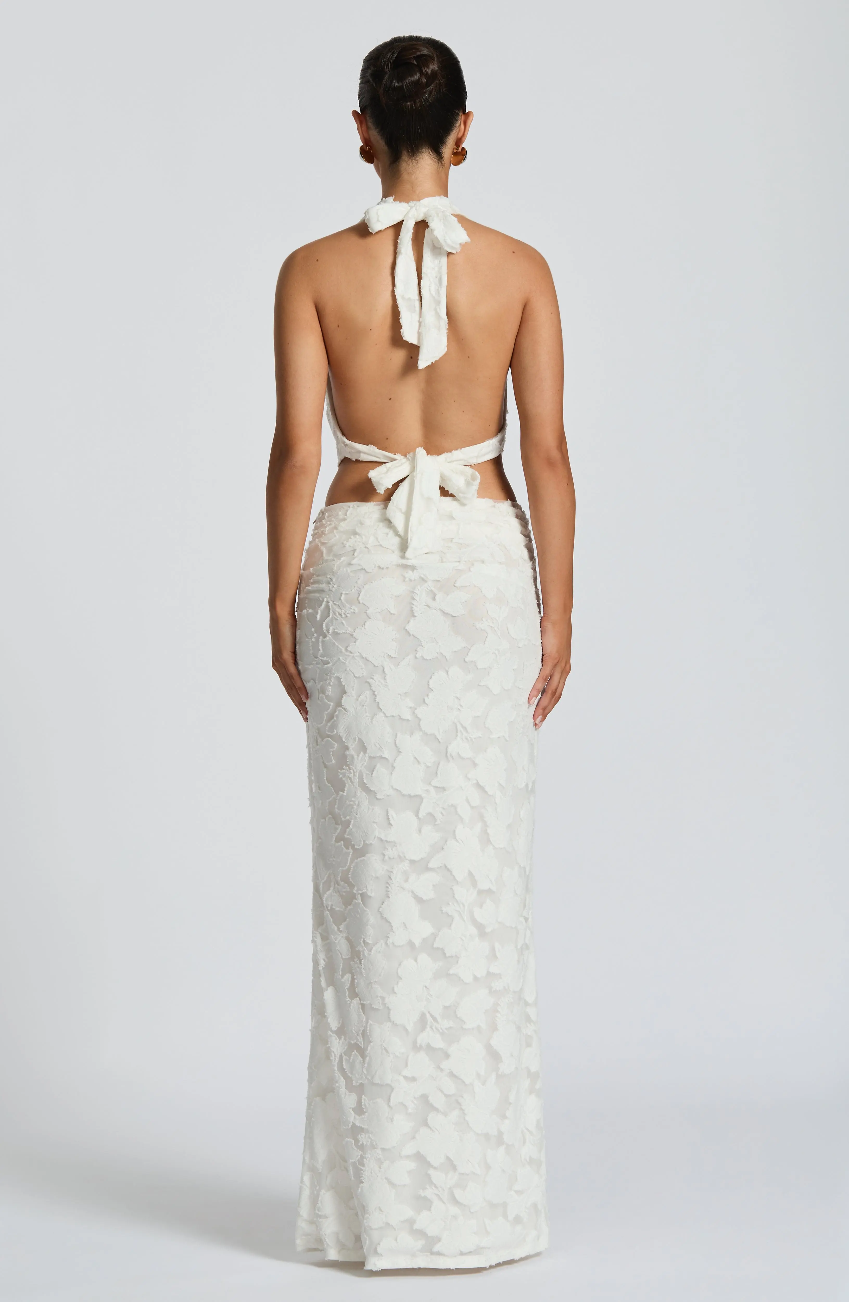 Myra Maxi Skirt - Ivory - Image 2