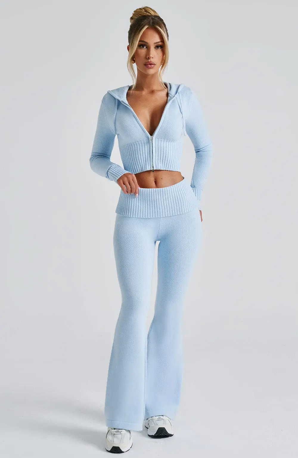 Portia Knit Pants - Baby Blue - Image 6