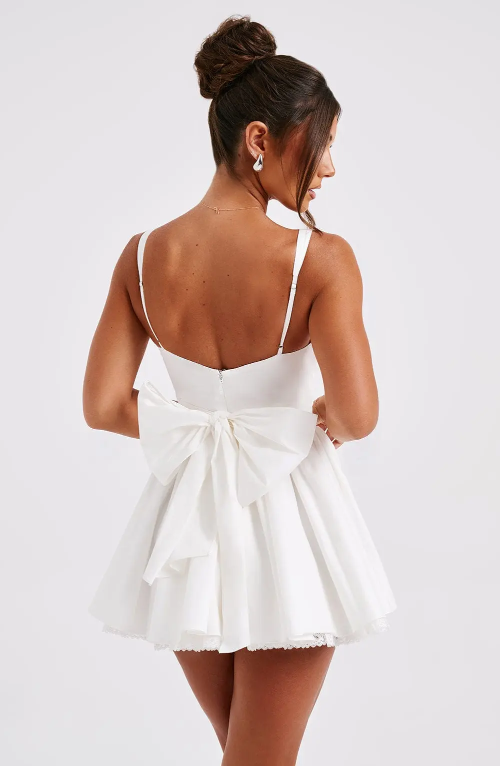 Josie Mini Dress - White - Image 2
