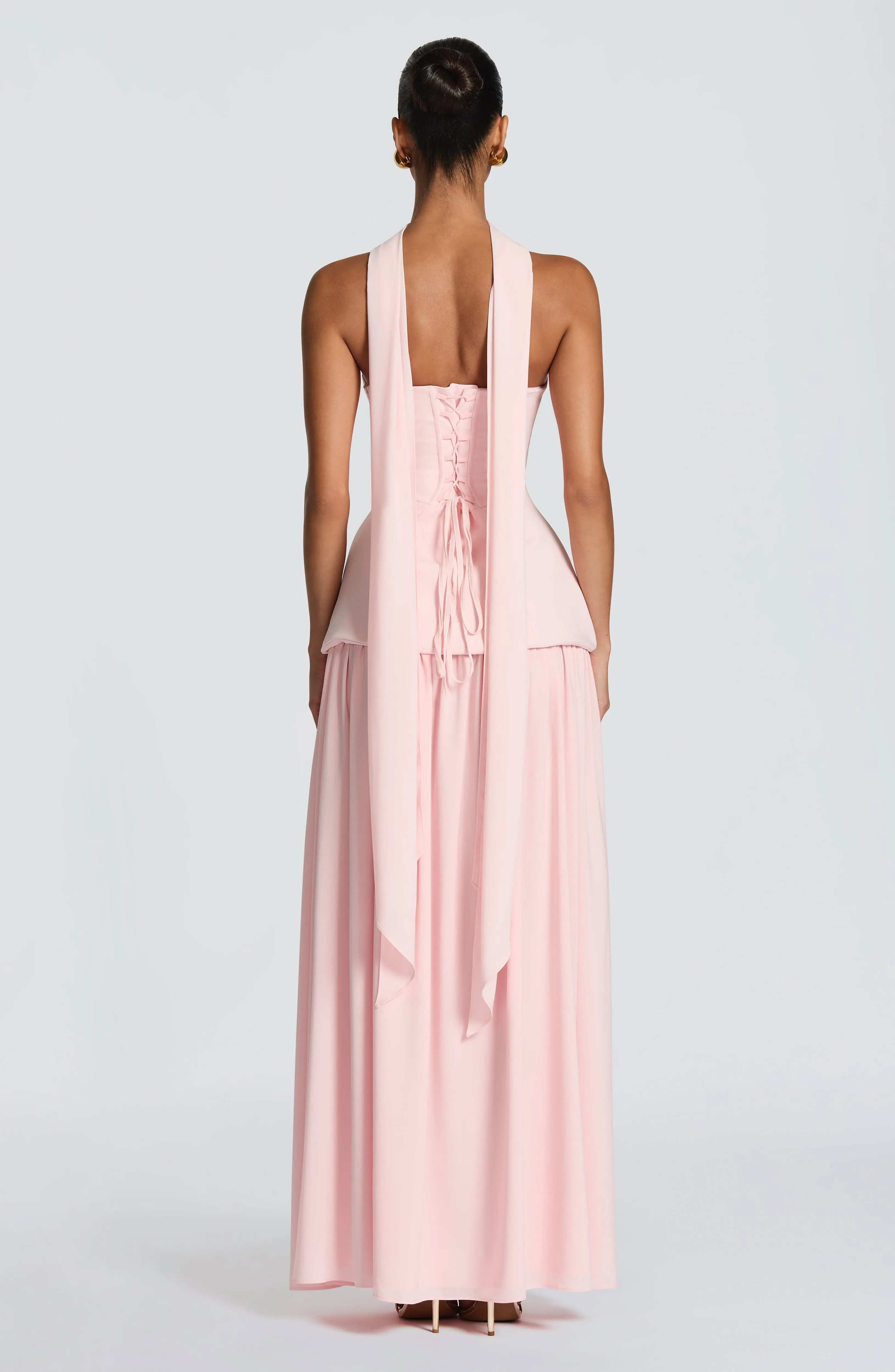 Vietta Maxi Dress - Blush - Image 8