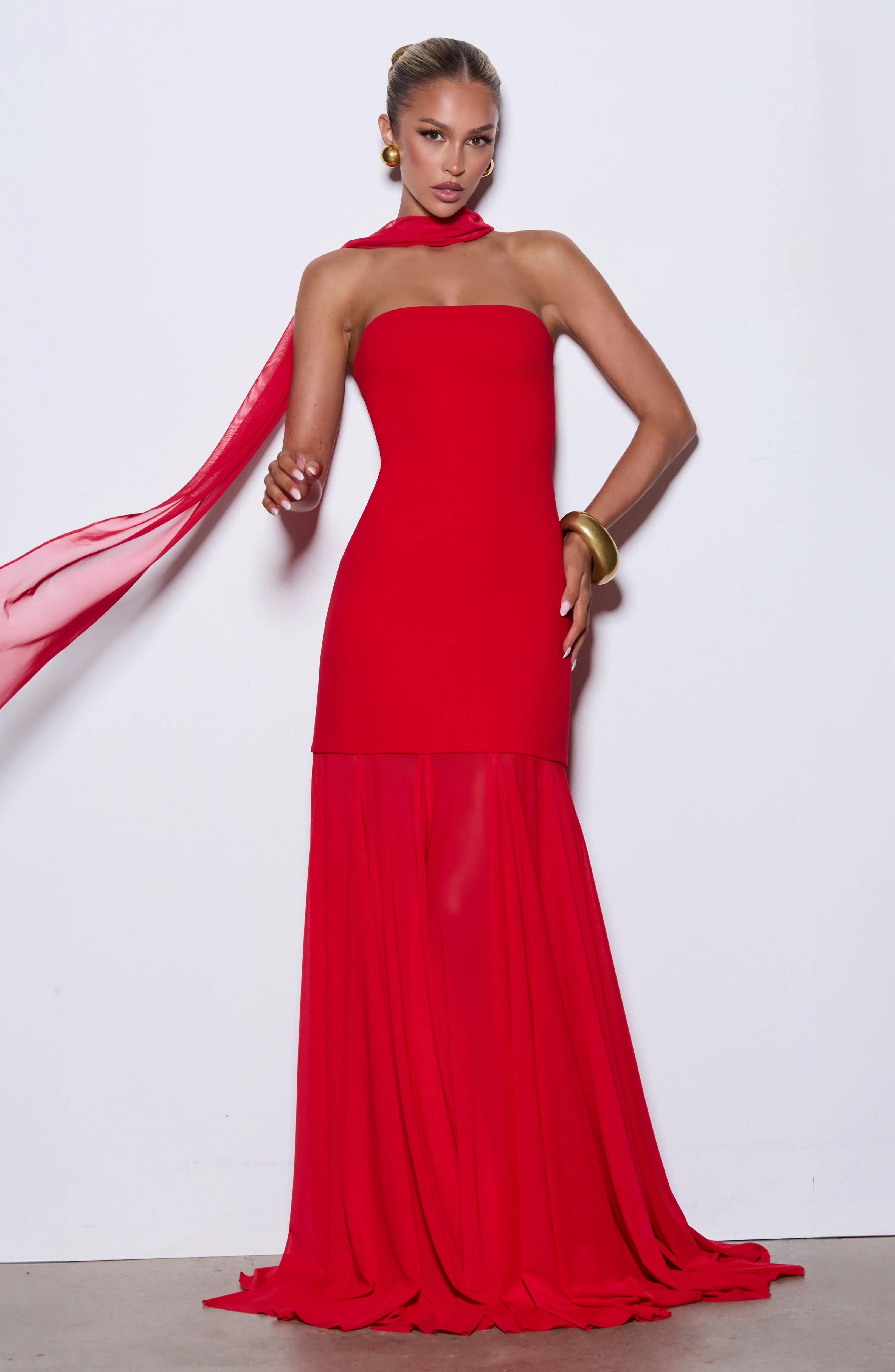 Merritt Gown - Red - Image 9