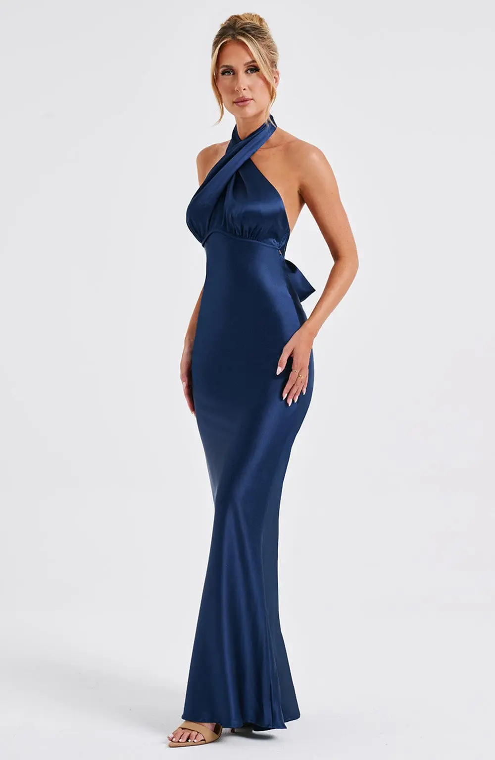 Dimitra Maxi Dress - Navy - Image 5