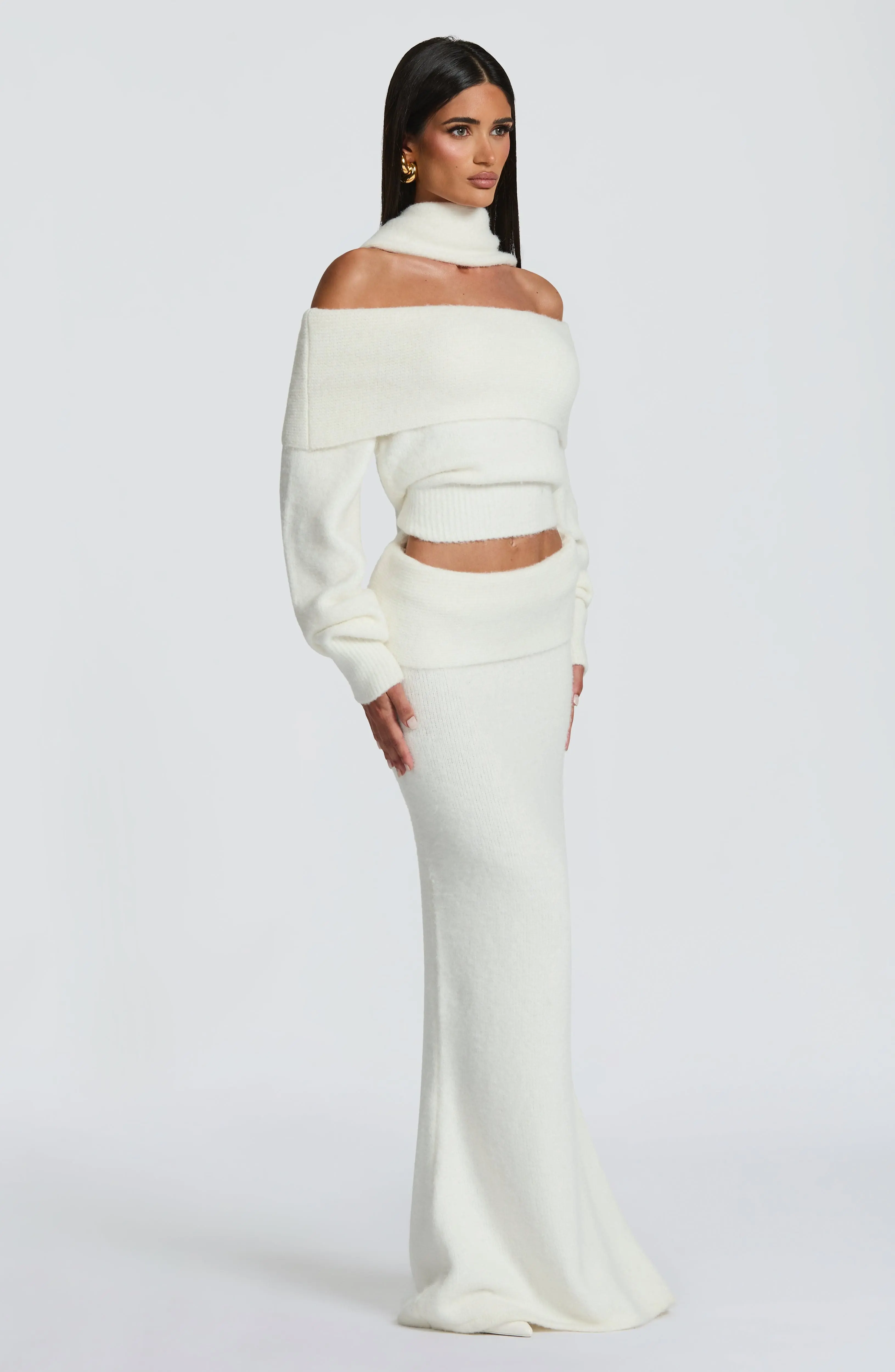 Andie Maxi Skirt - Ivory - Image 2