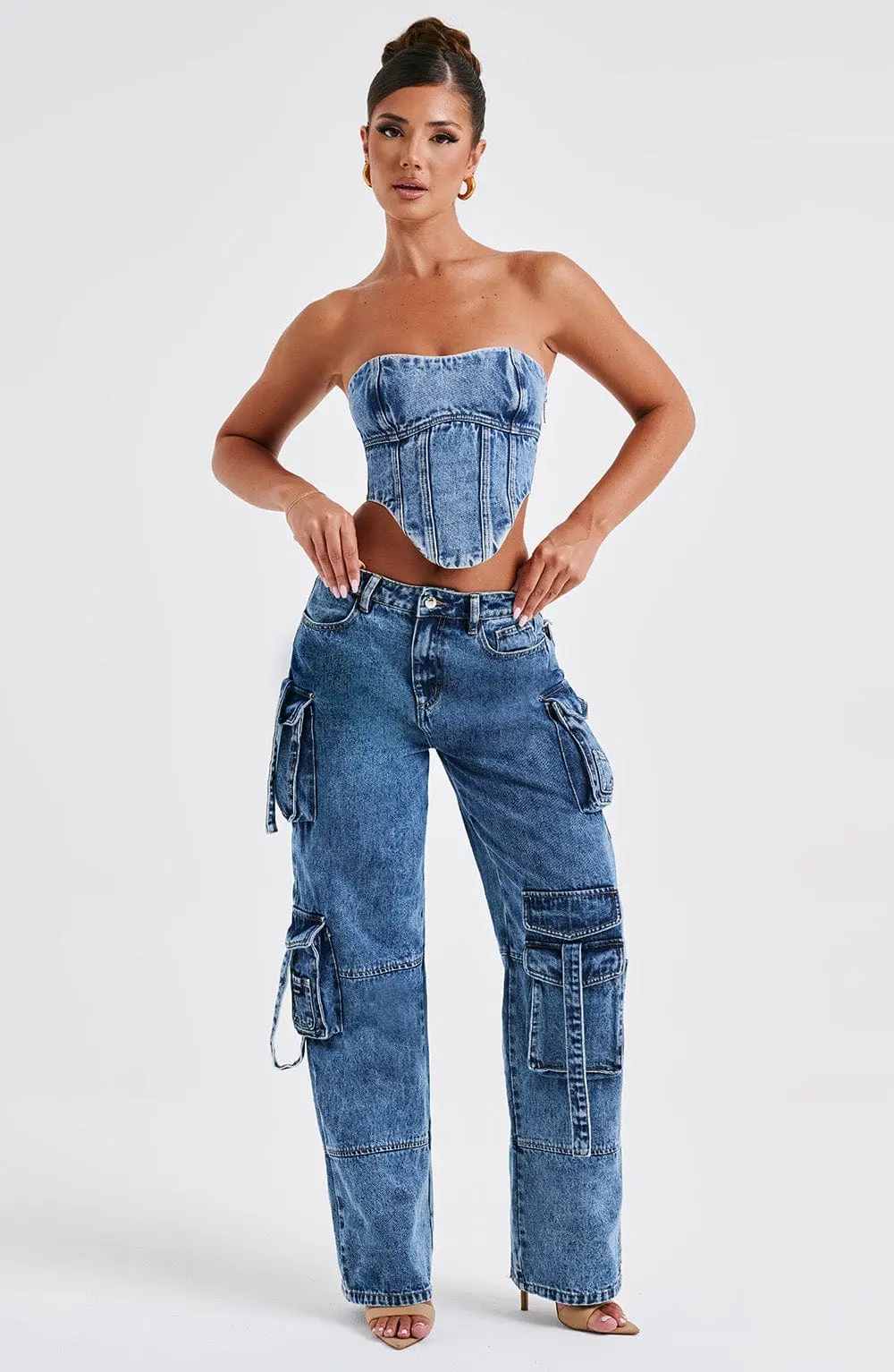Yasie Corset - Dark Wash - Image 14