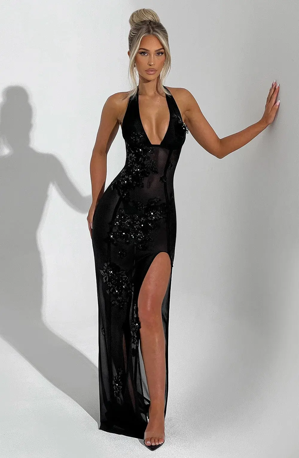 Jacqueline Maxi Dress - Black - Image 3