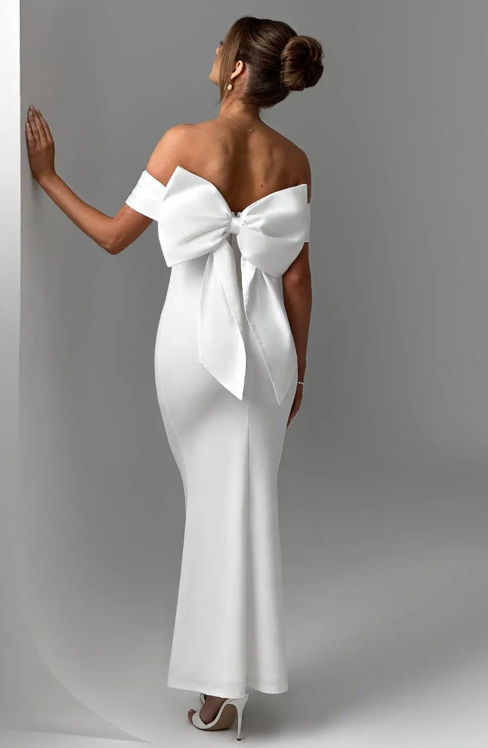 Joanna Maxi Dress - Ivory - Image 9