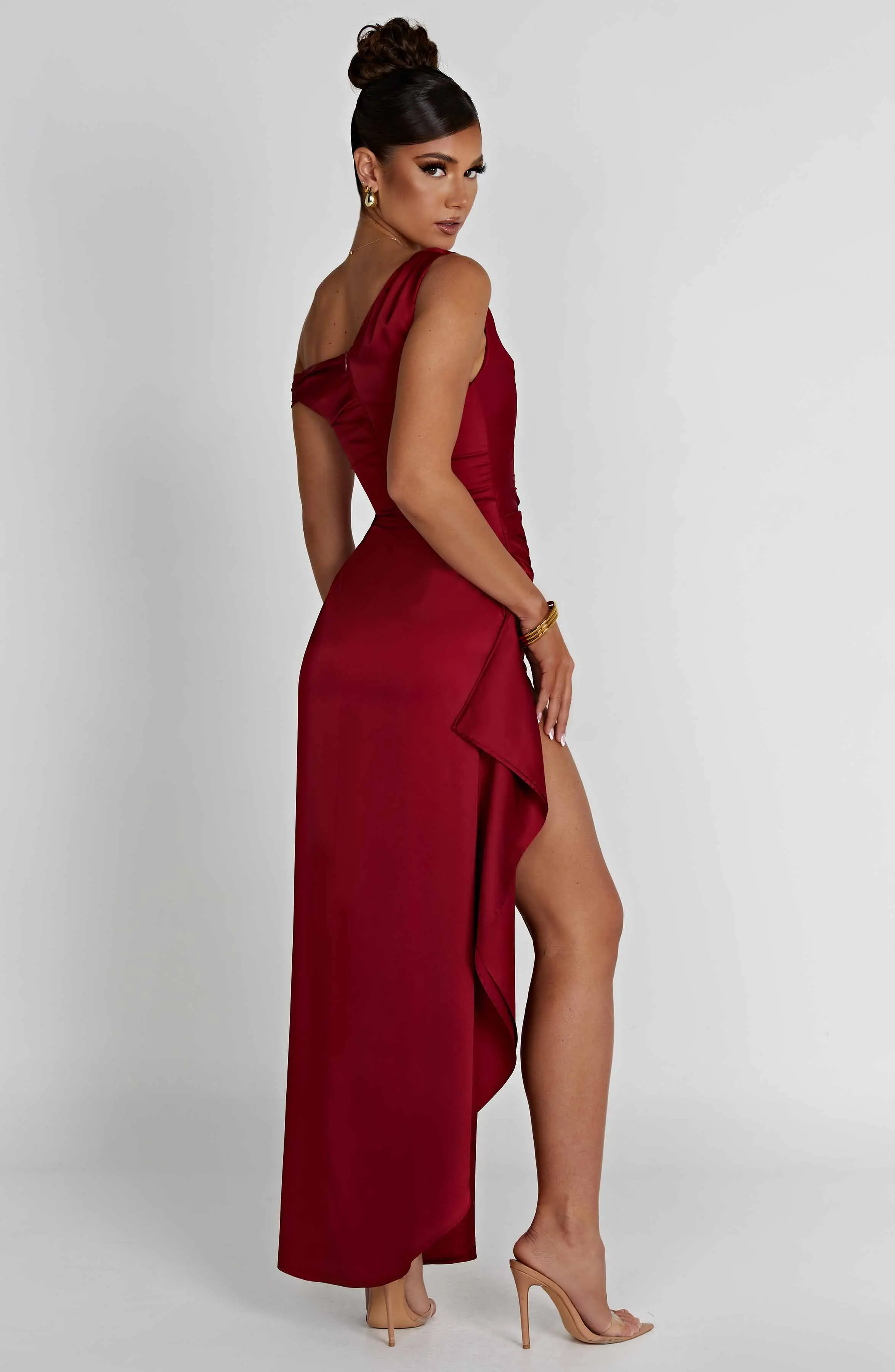 Juliene Maxi Dress - Wine - Image 6