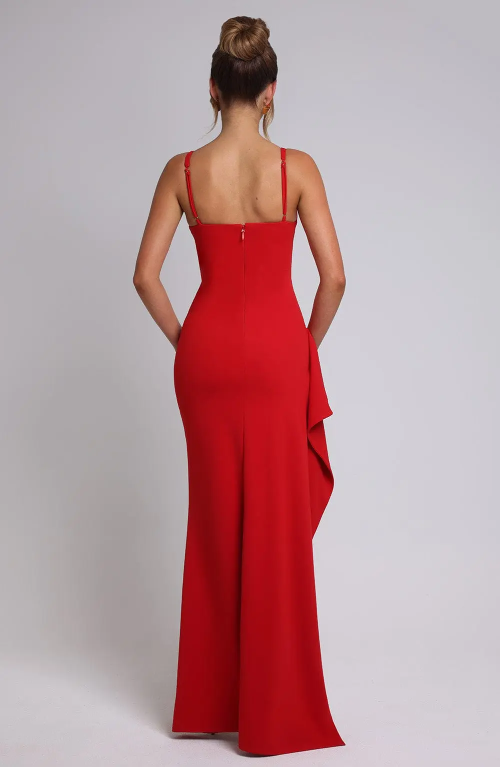 Violetta Maxi Dress - Red - Image 2