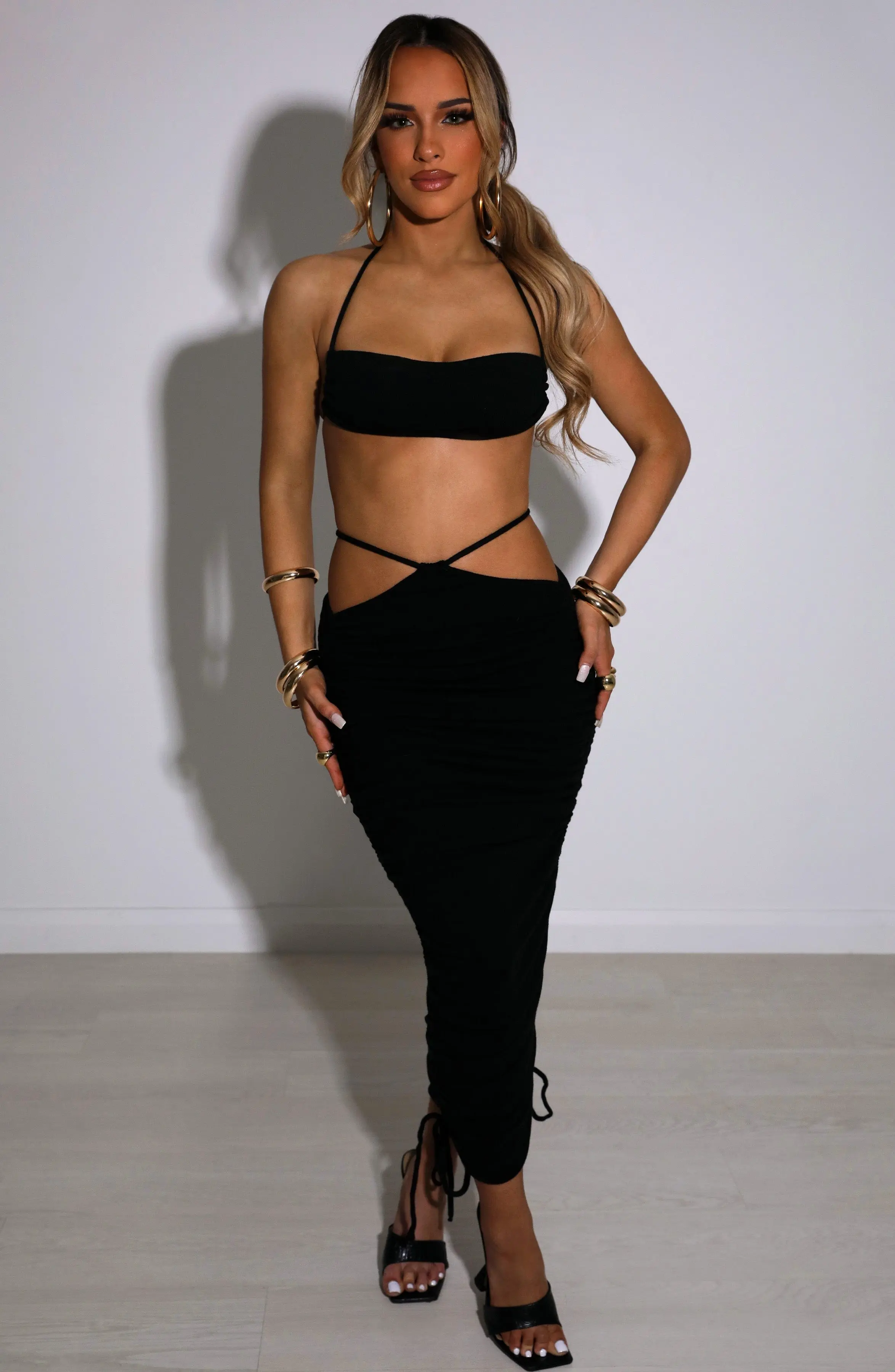 Valencia Maxi Skirt - Black - Image 8