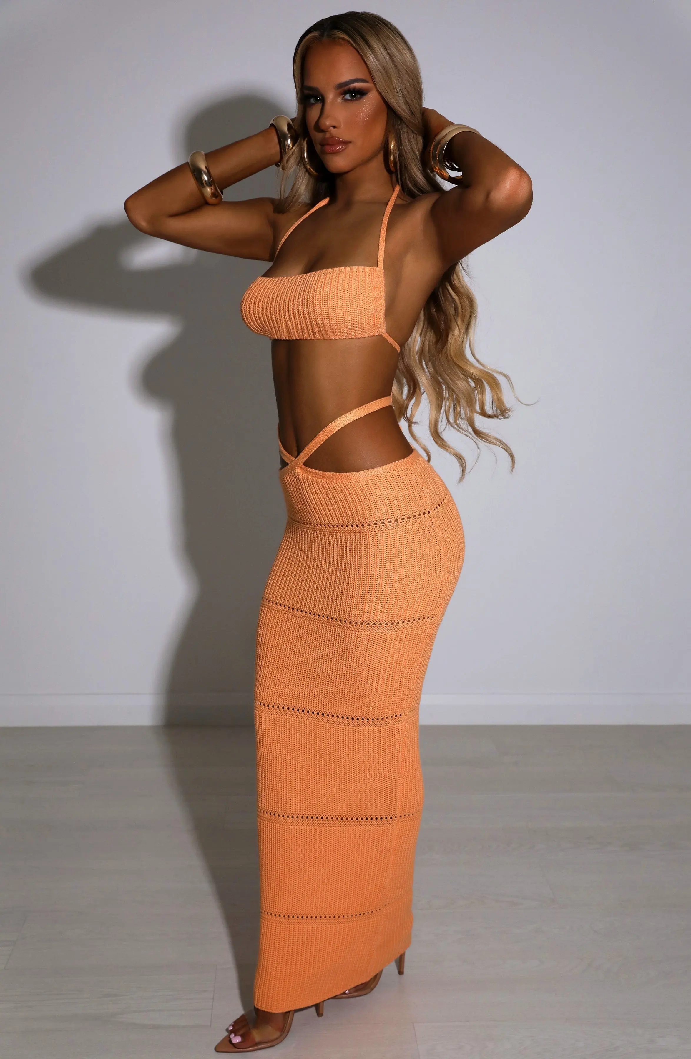 Aubery Maxi Skirt - Orange - Image 6
