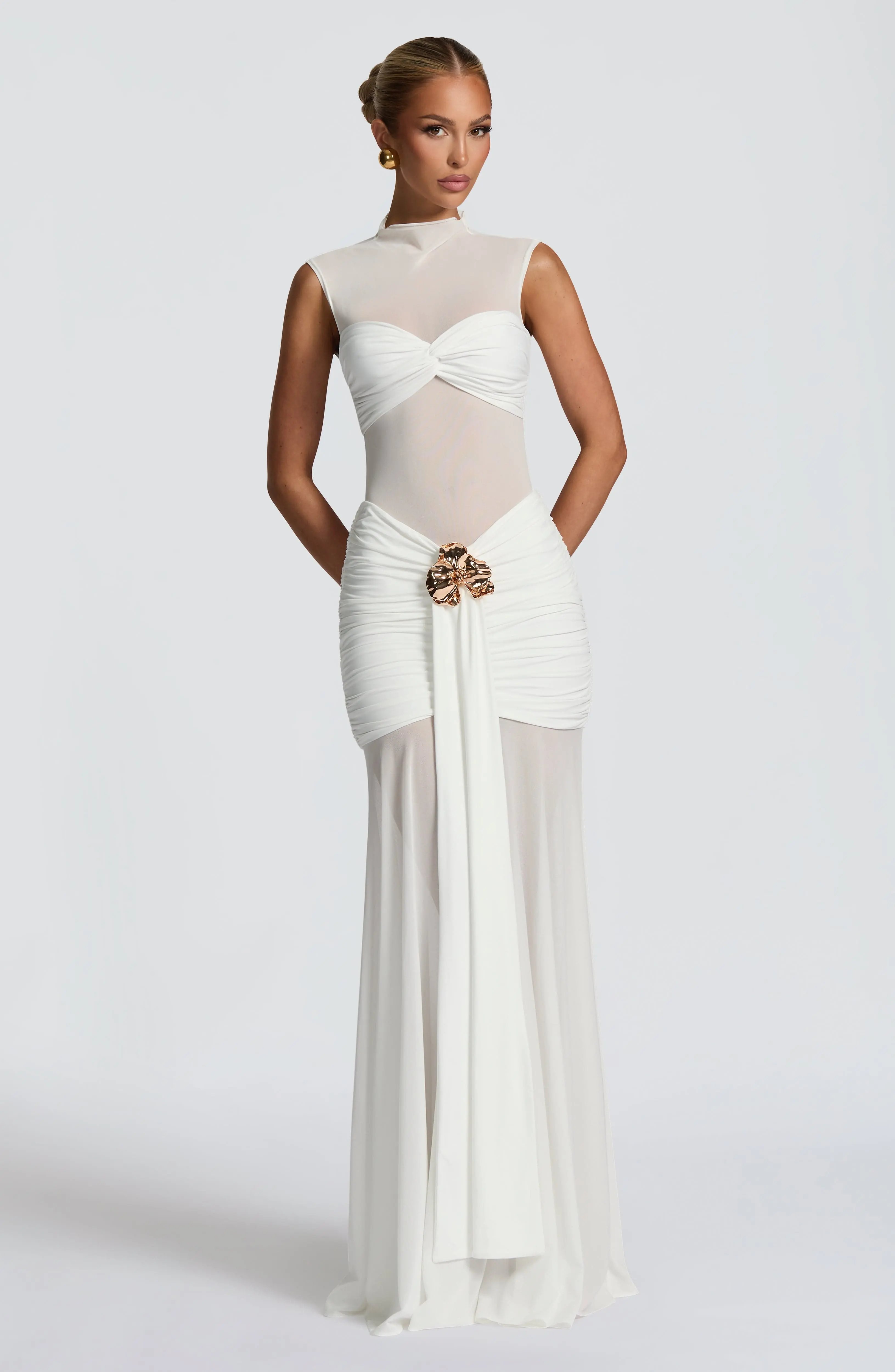 Fae Maxi Skirt - White - Image 7
