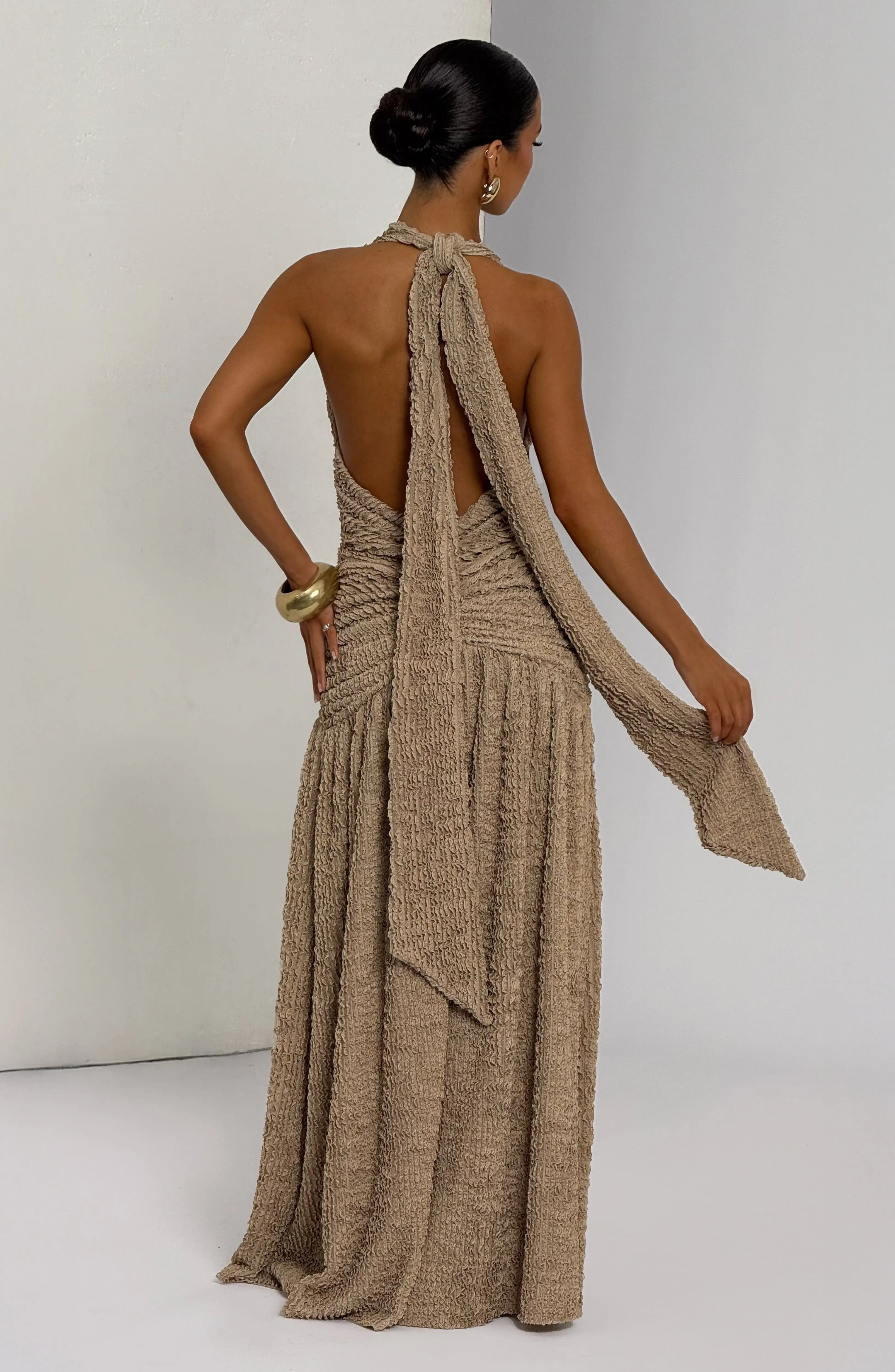 Minerva Maxi Dress - Beige - Image 8