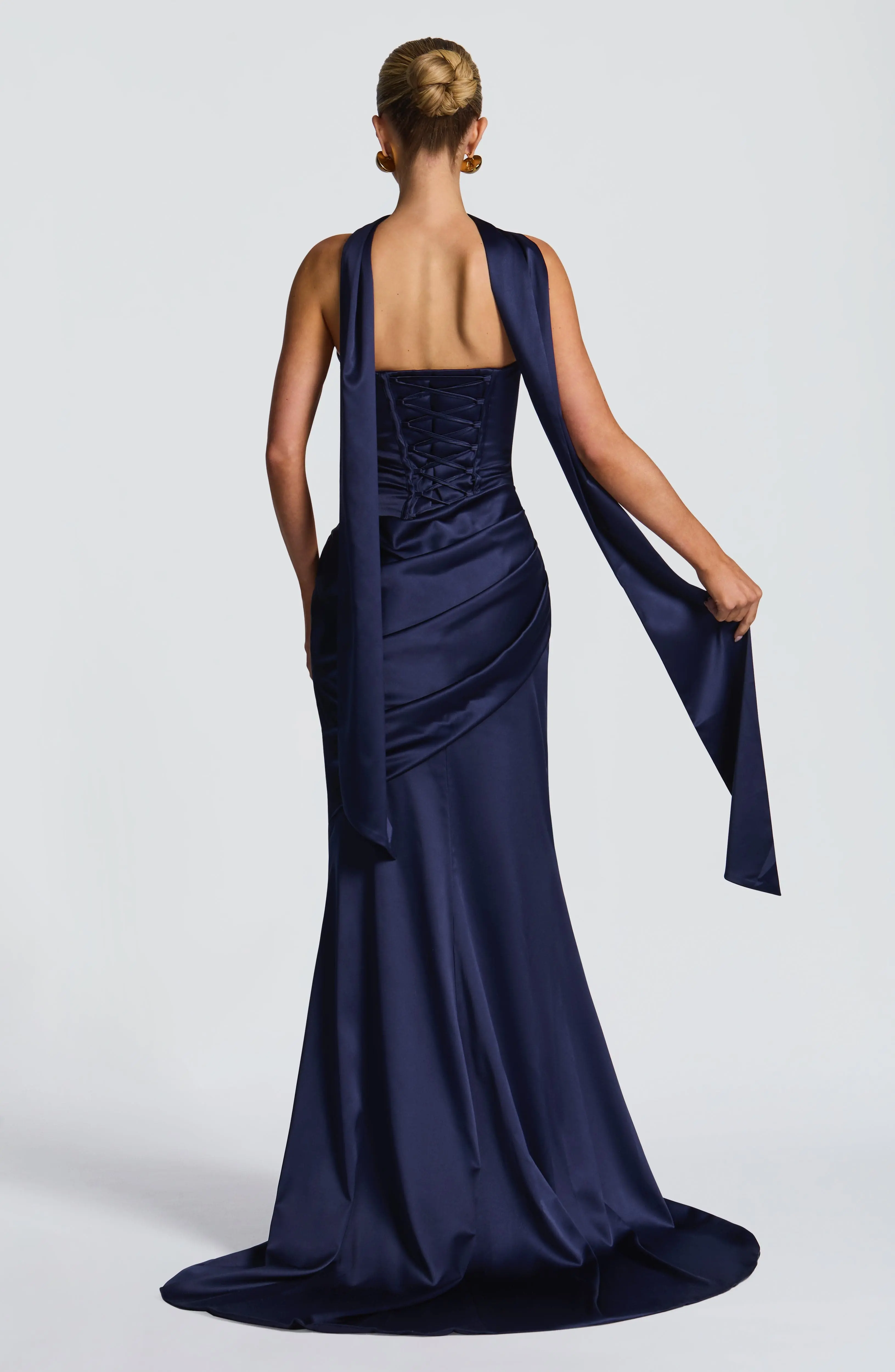 Sybil Scarf - Navy - Image 2