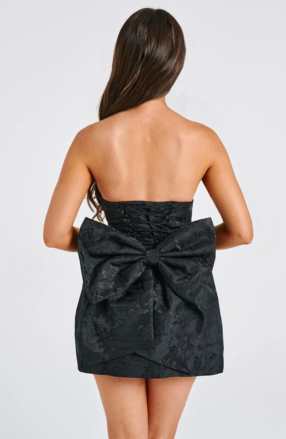 Elenora Mini Dress - Black - Image 11