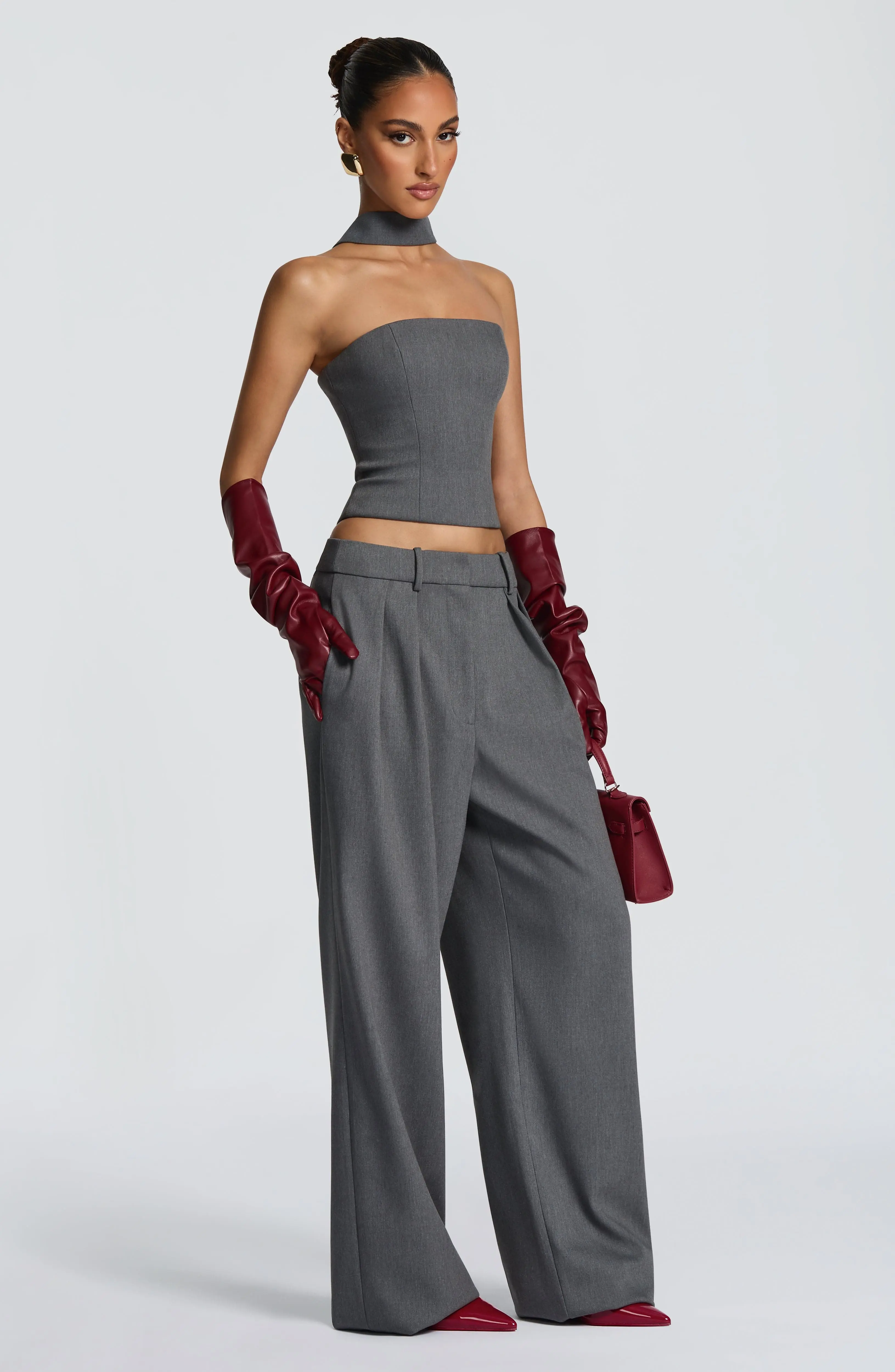 Frankie Gloves - Burgundy - Image 6