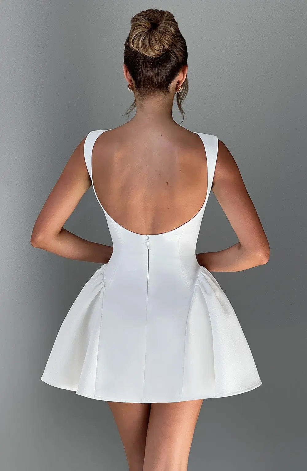 Yalina Mini Dress - Ivory - Image 4