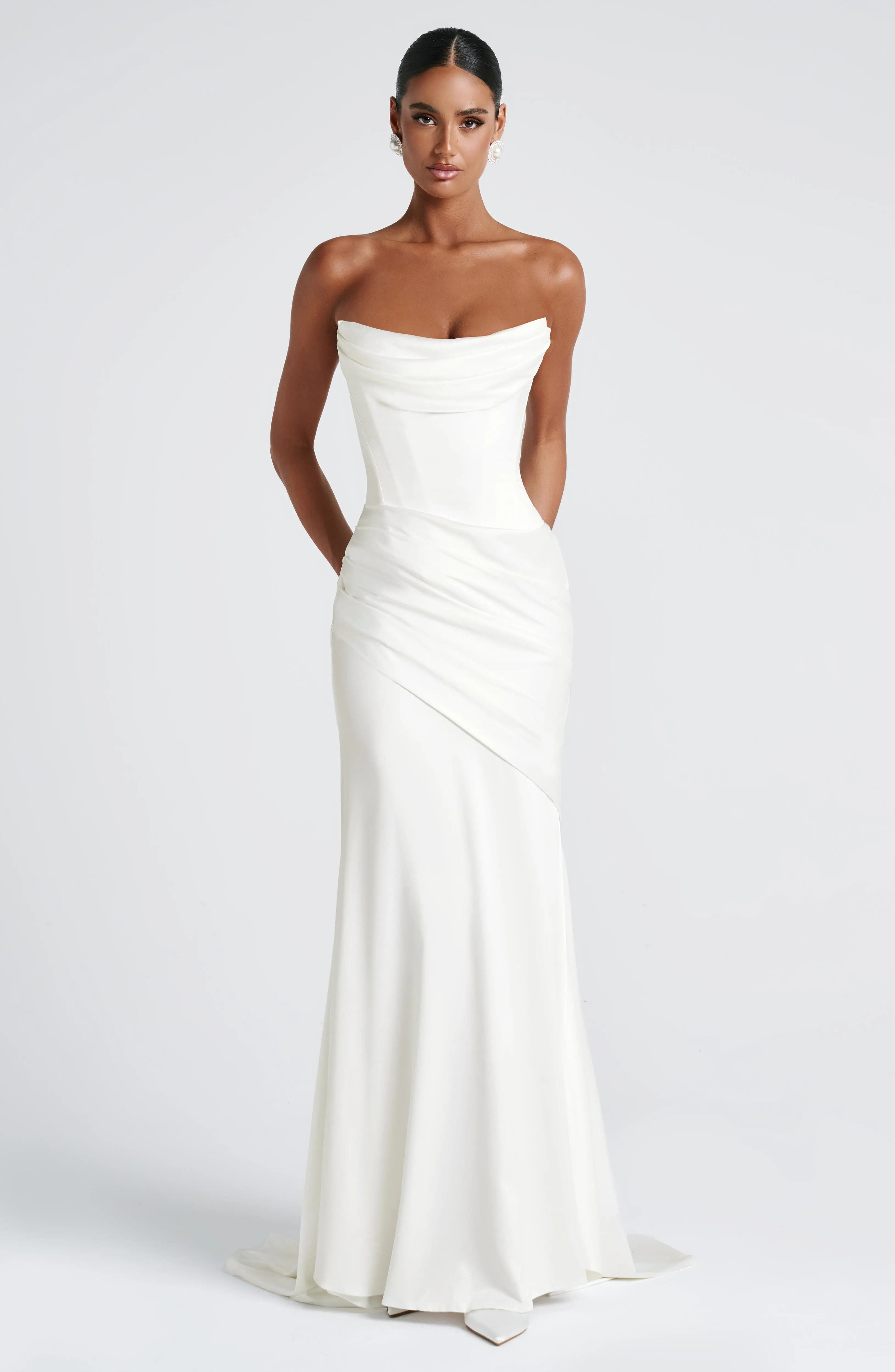 Kensington Maxi Dress - Ivory - Image 8