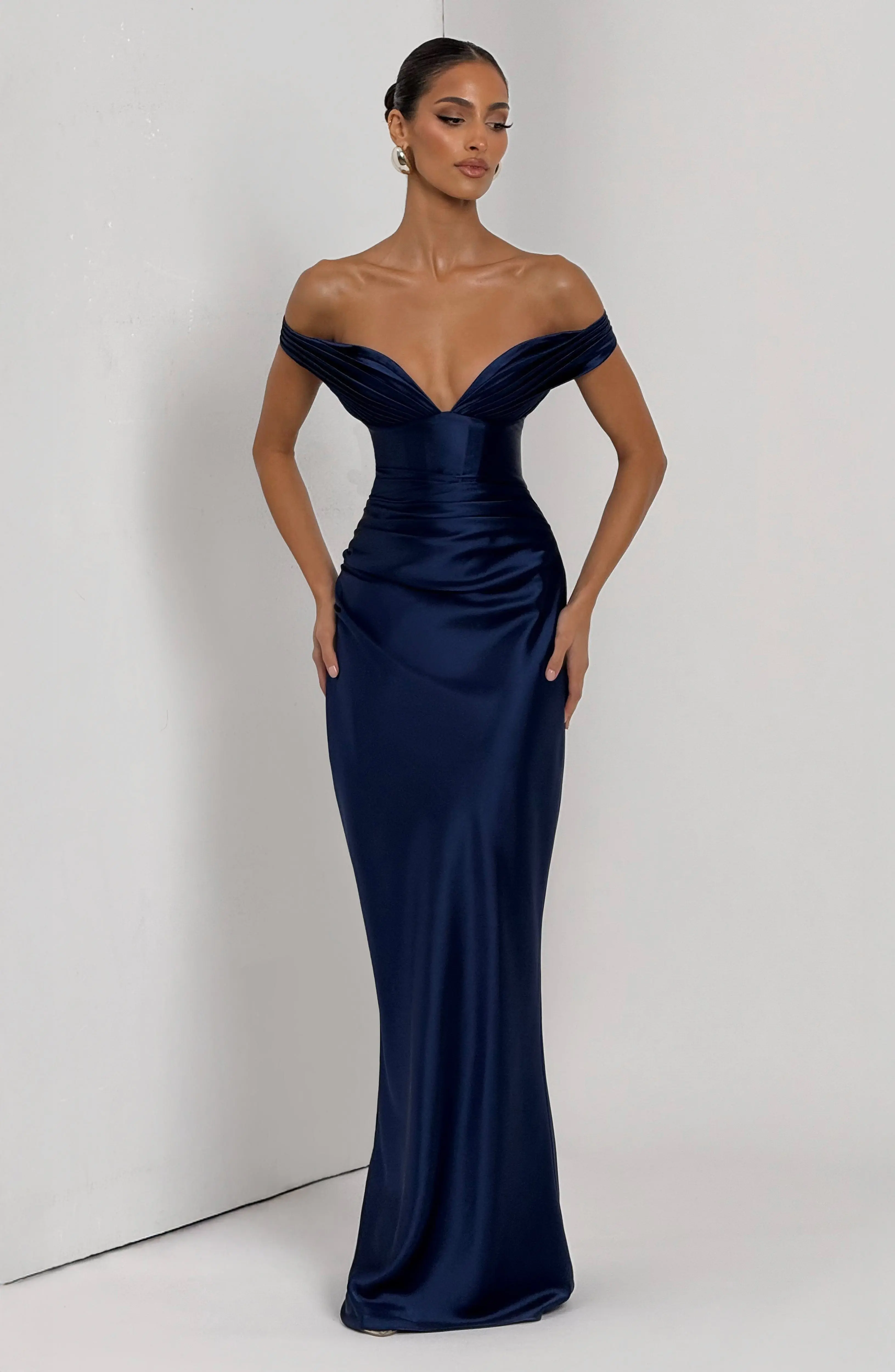 Aurelia Maxi Dress - Navy - Image 6