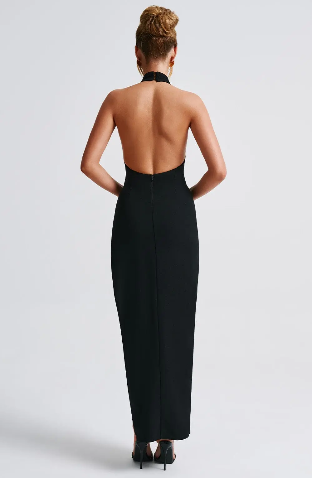 Adalia Maxi Dress - Black - Image 8