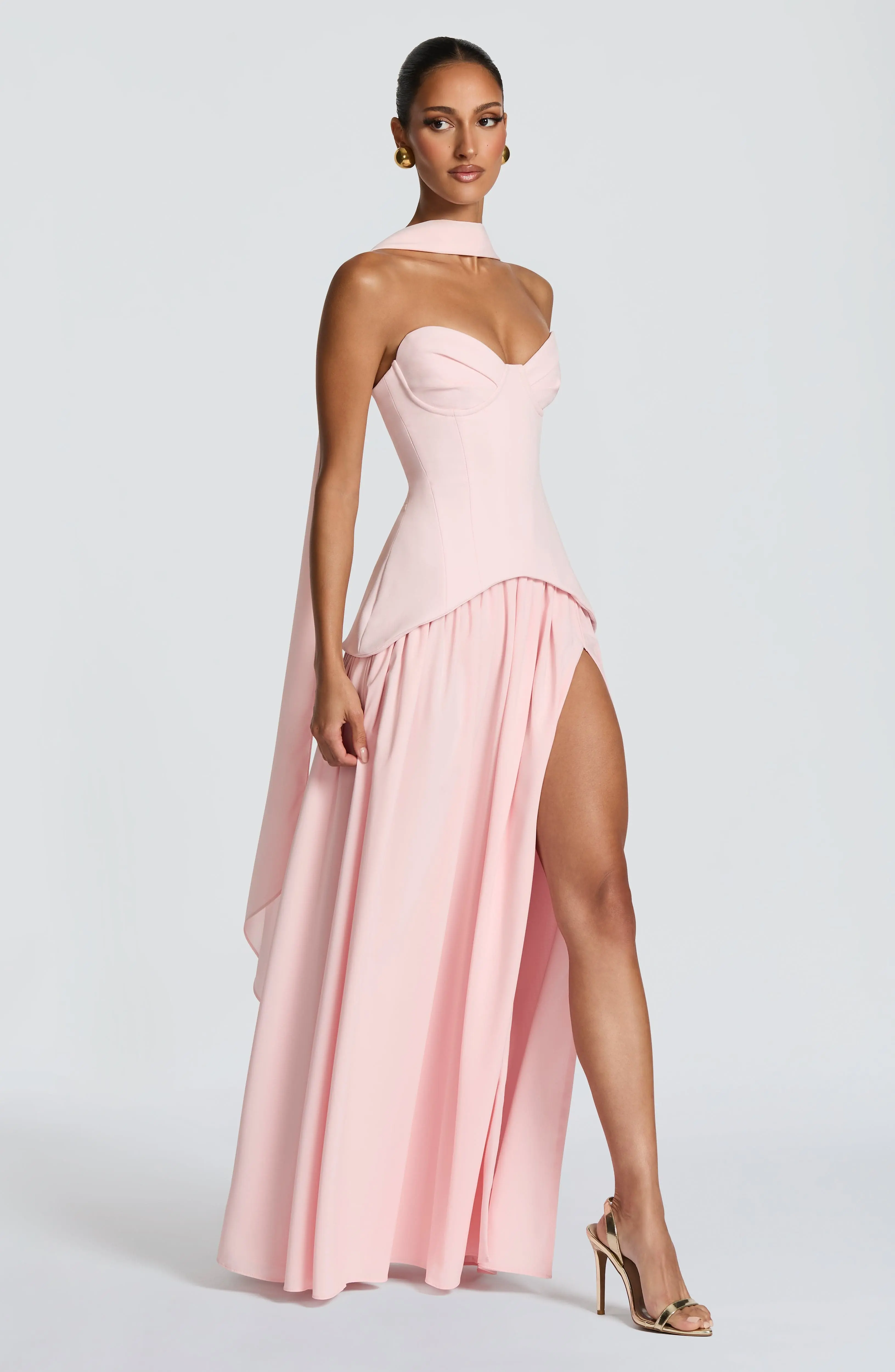 Vietta Maxi Dress - Blush - Image 2