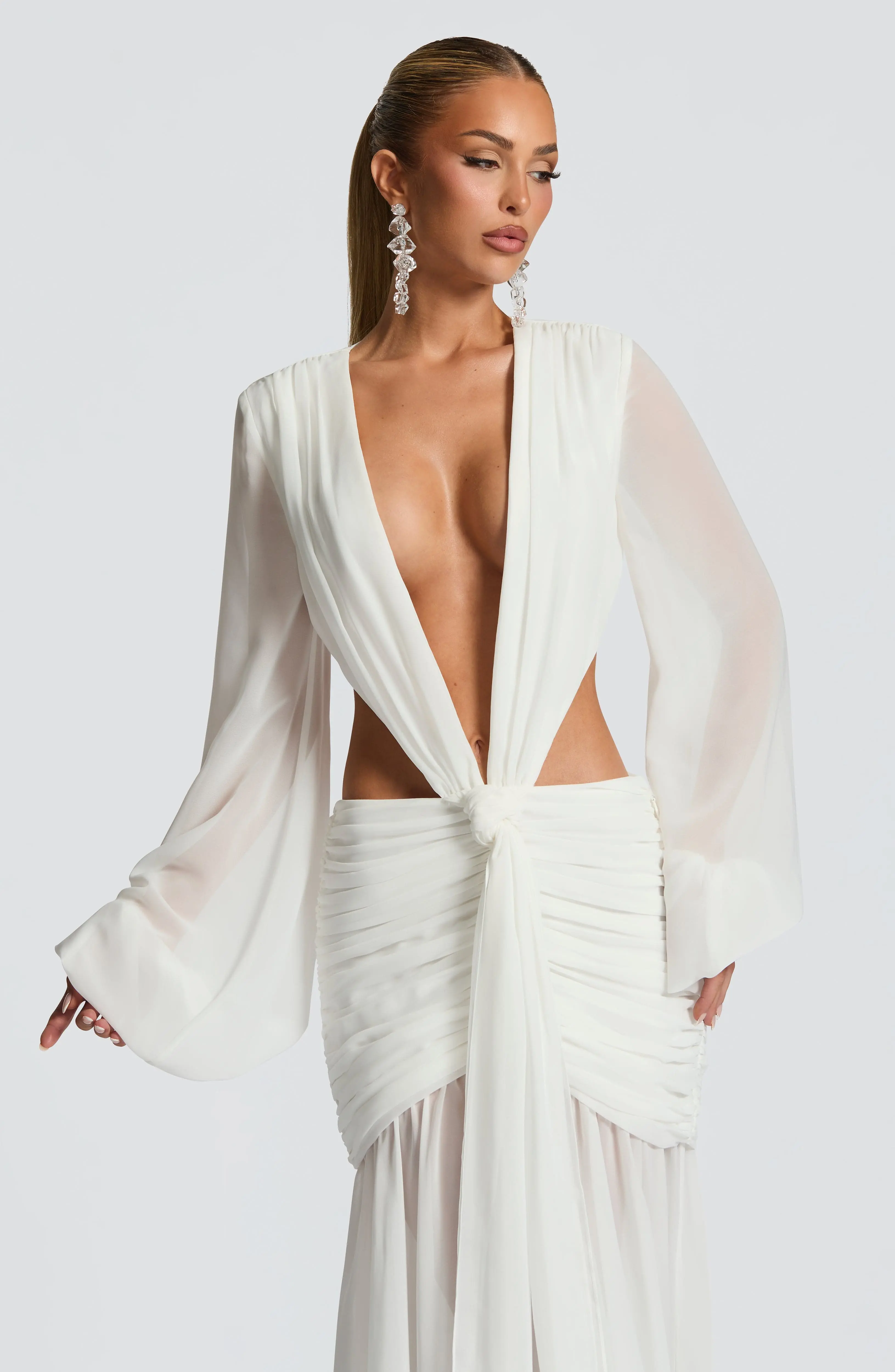 Andrina Maxi Dress - Ivory - Image 6