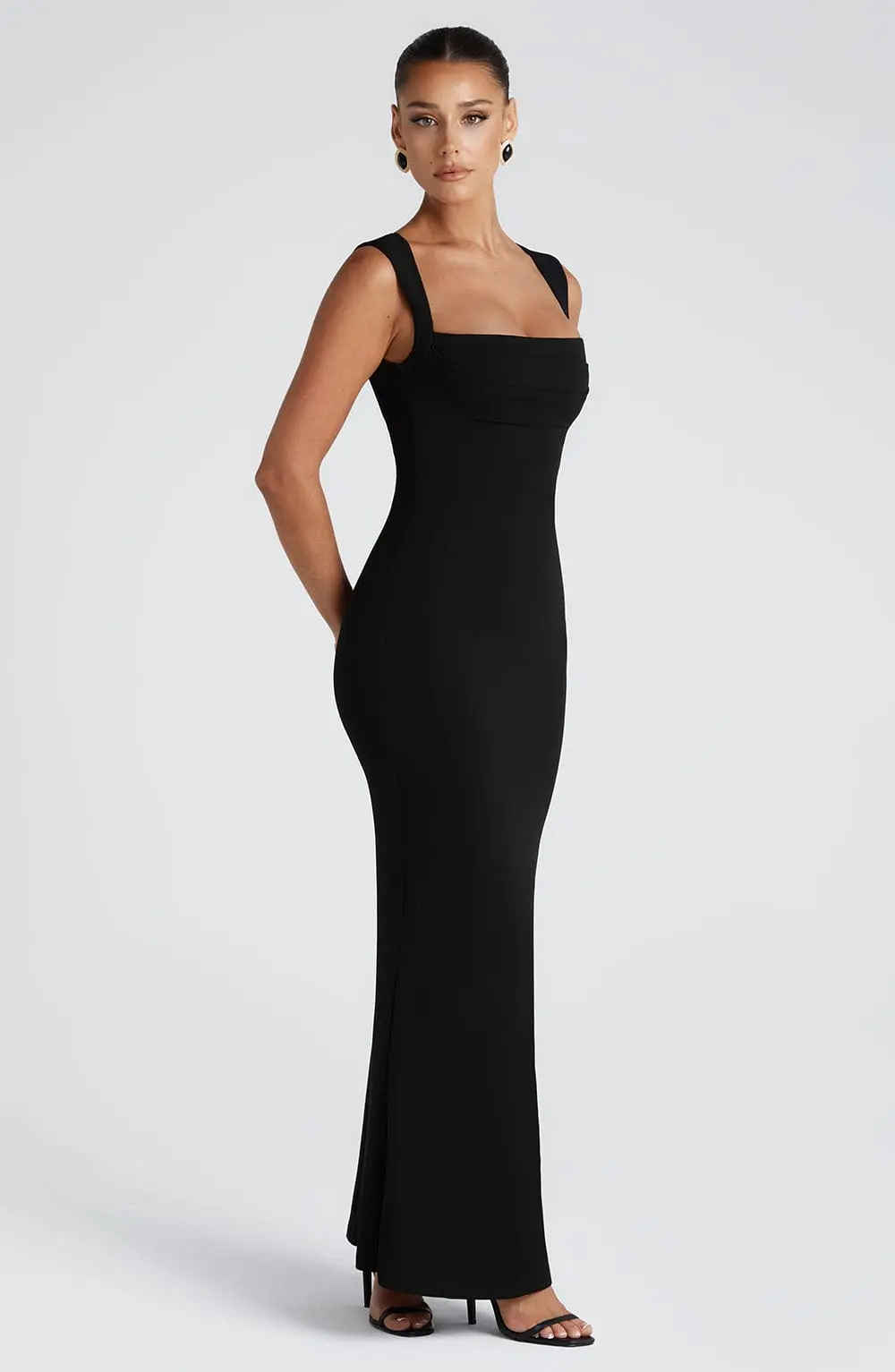 Helena Maxi Dress - Black - Image 6