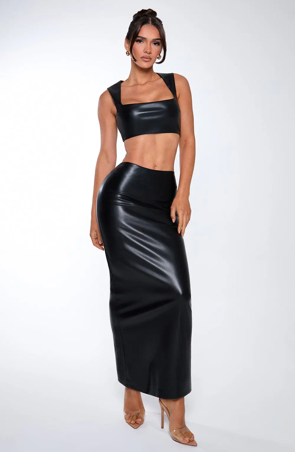 Odetta Maxi Skirt - Black - Image 7