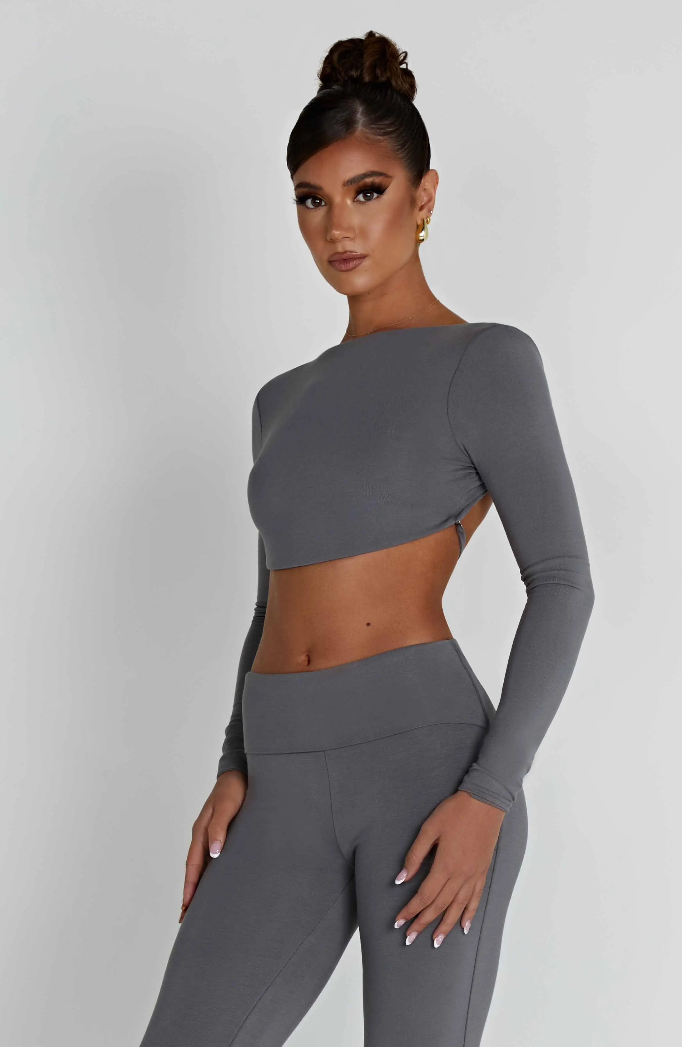 Sahra Top - Charcoal - Image 3