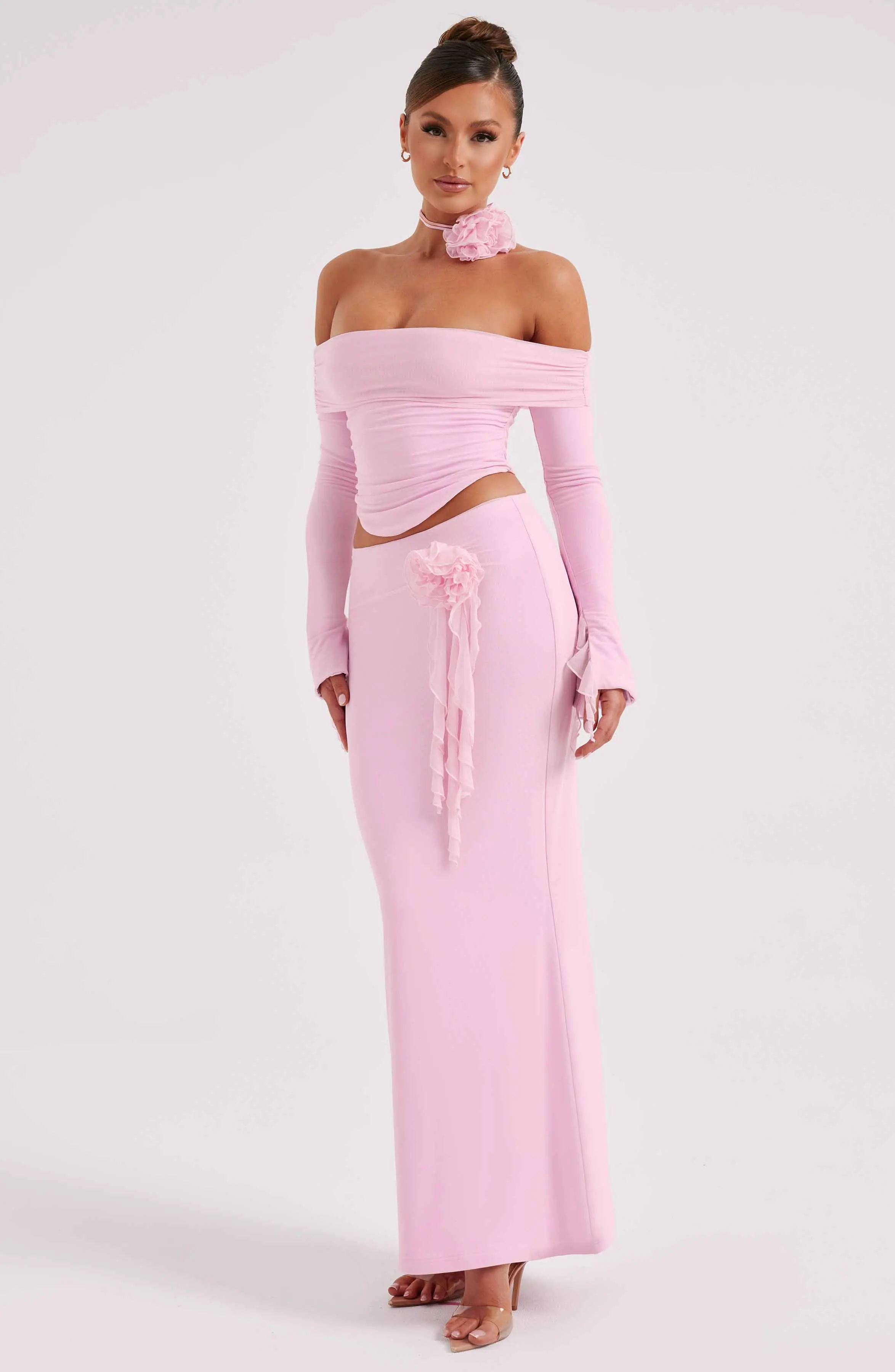 Deema Maxi Skirt - Pink - Image 5