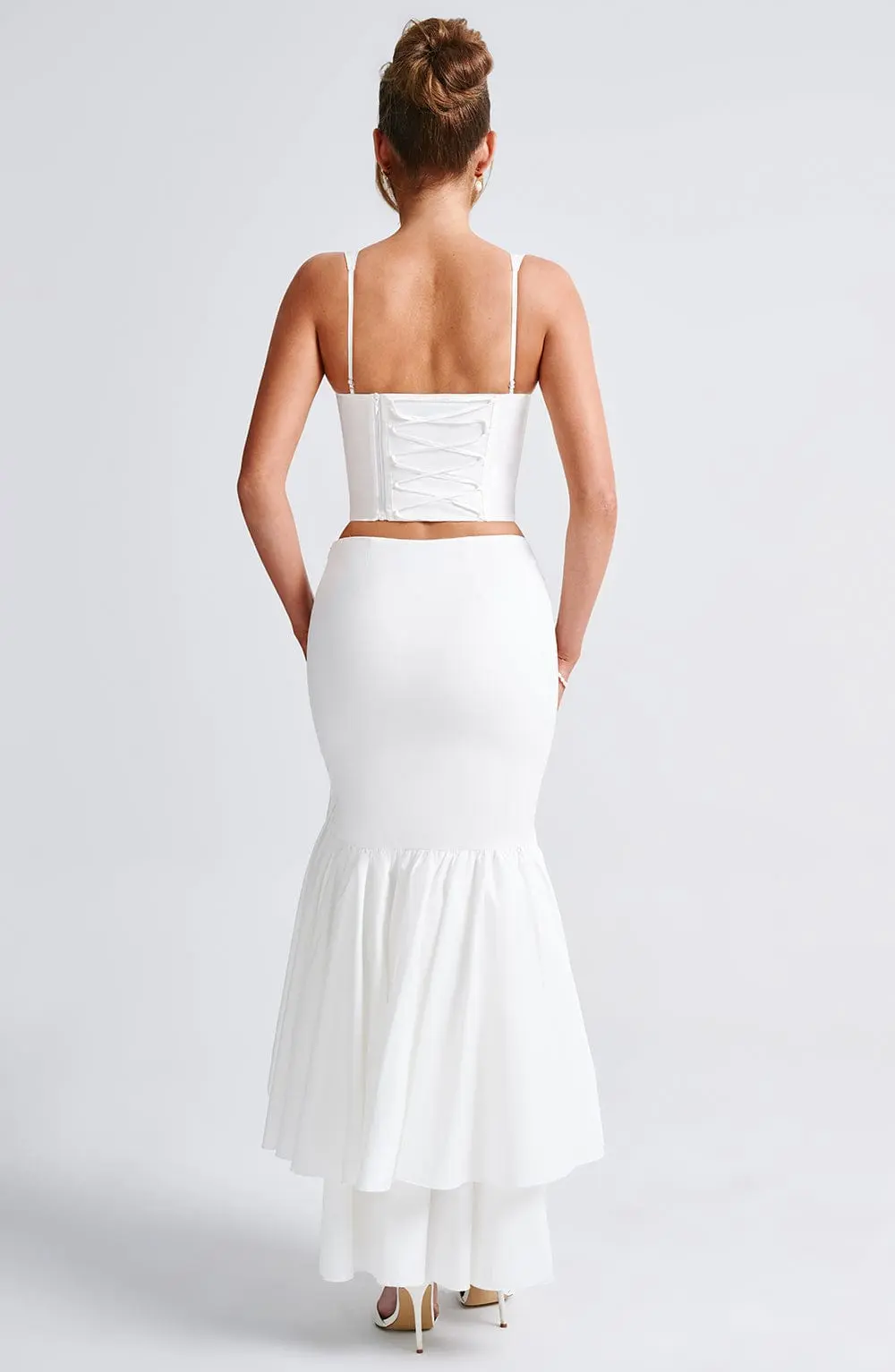 Lavinia Maxi Skirt - Ivory - Image 2