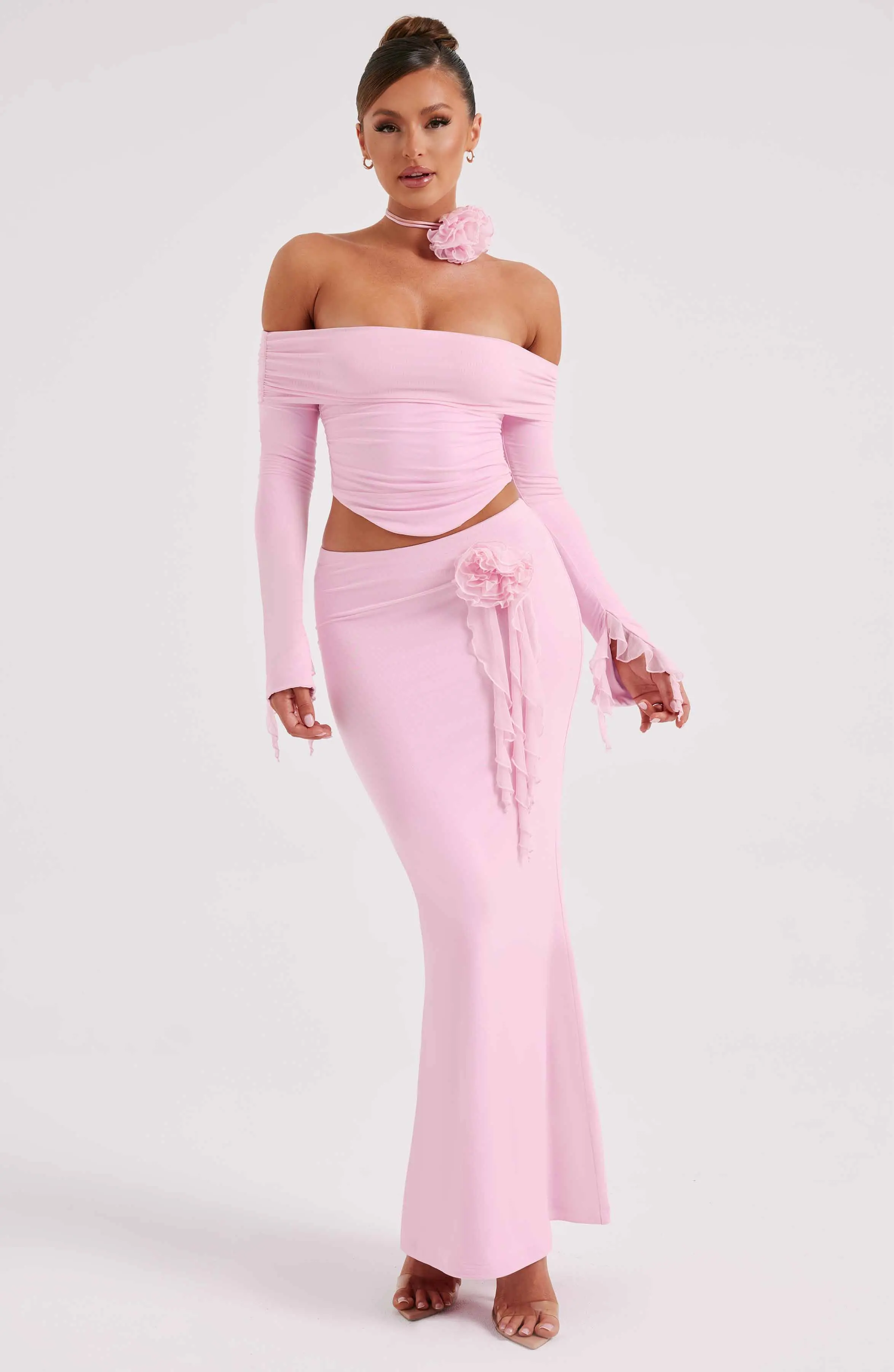 Deema Maxi Skirt - Pink - Image 14