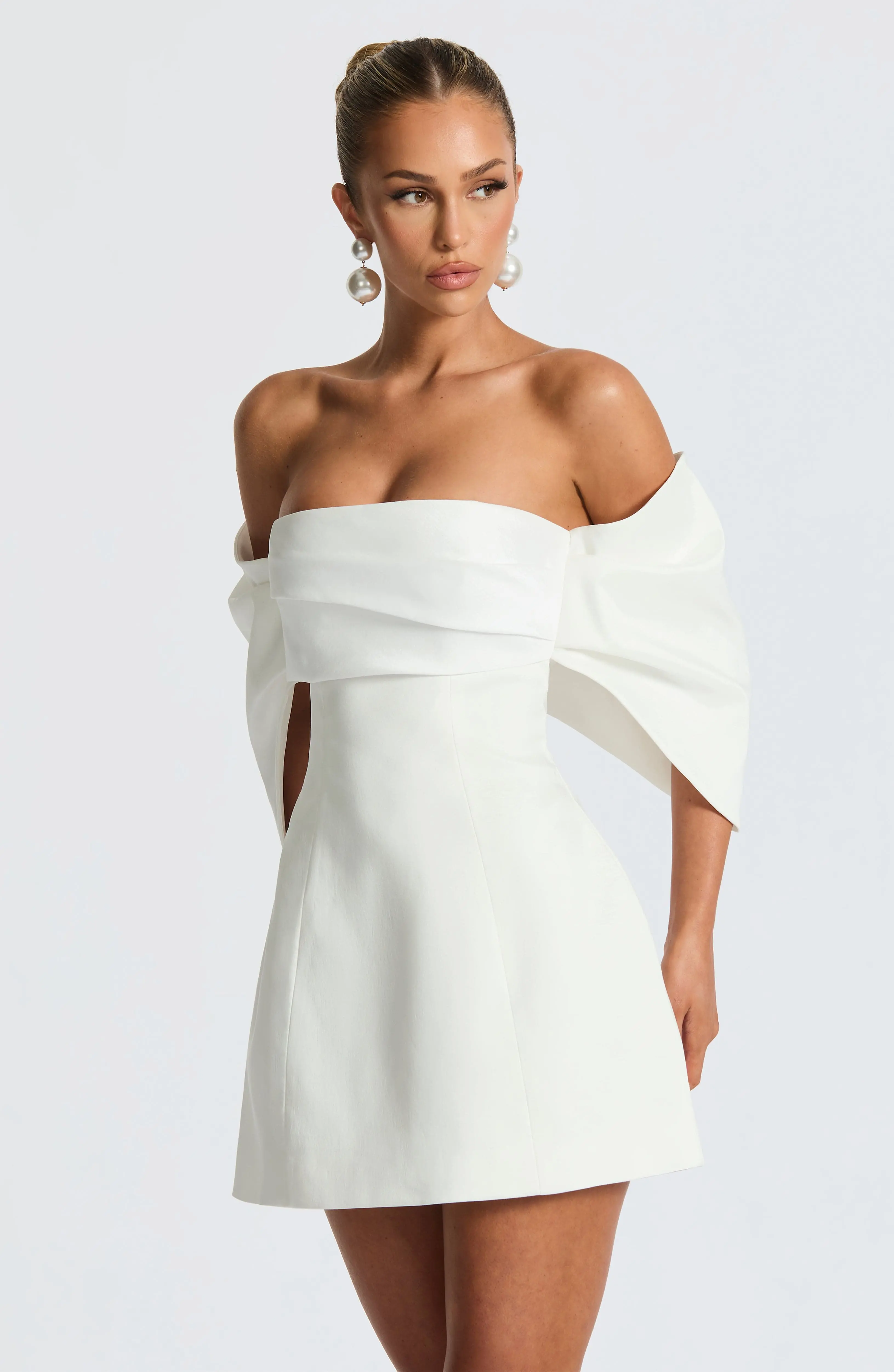 Briella Mini Dress - Ivory - Image 6