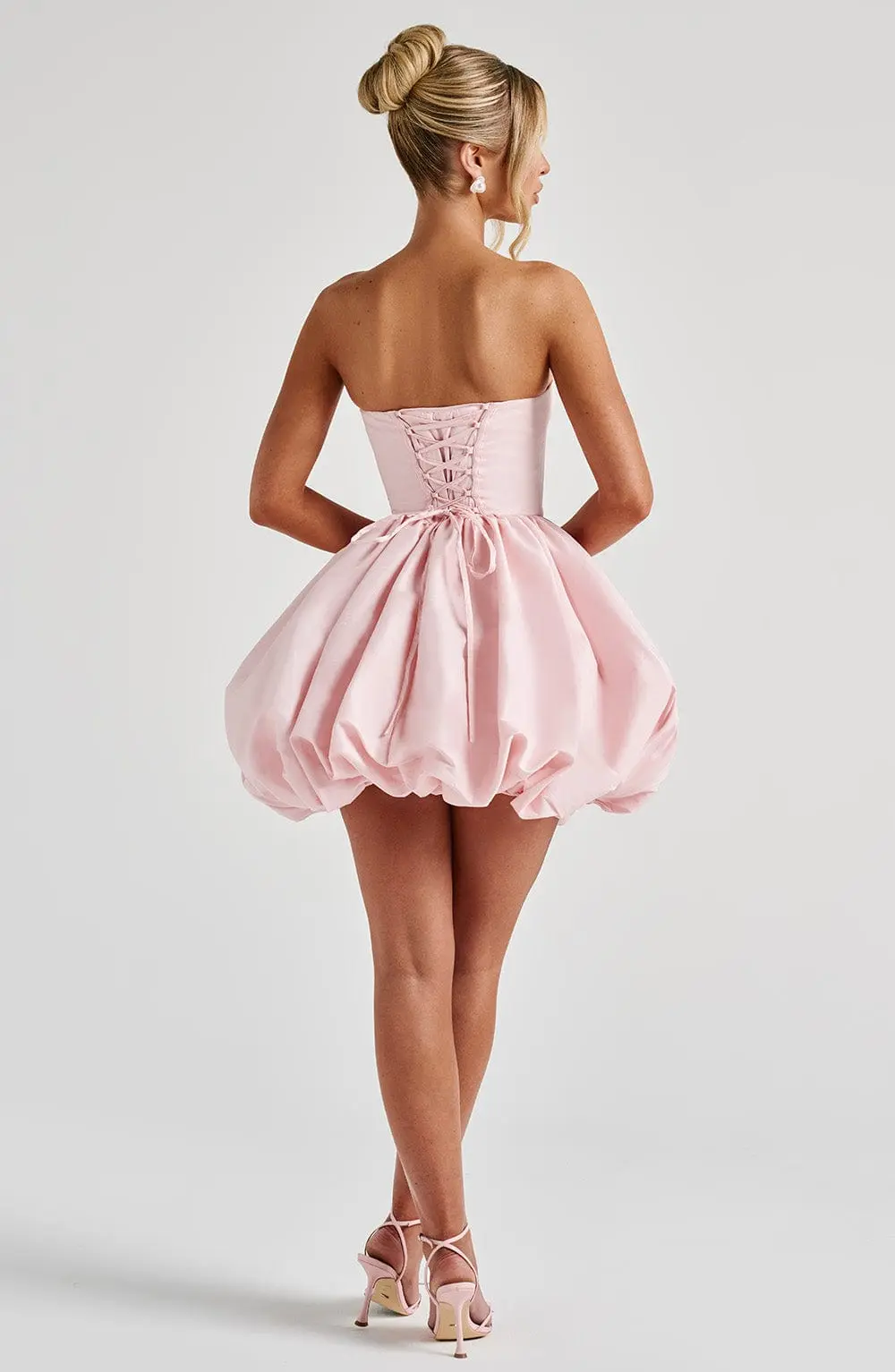 Lotus Mini Dress - Blush - Image 10