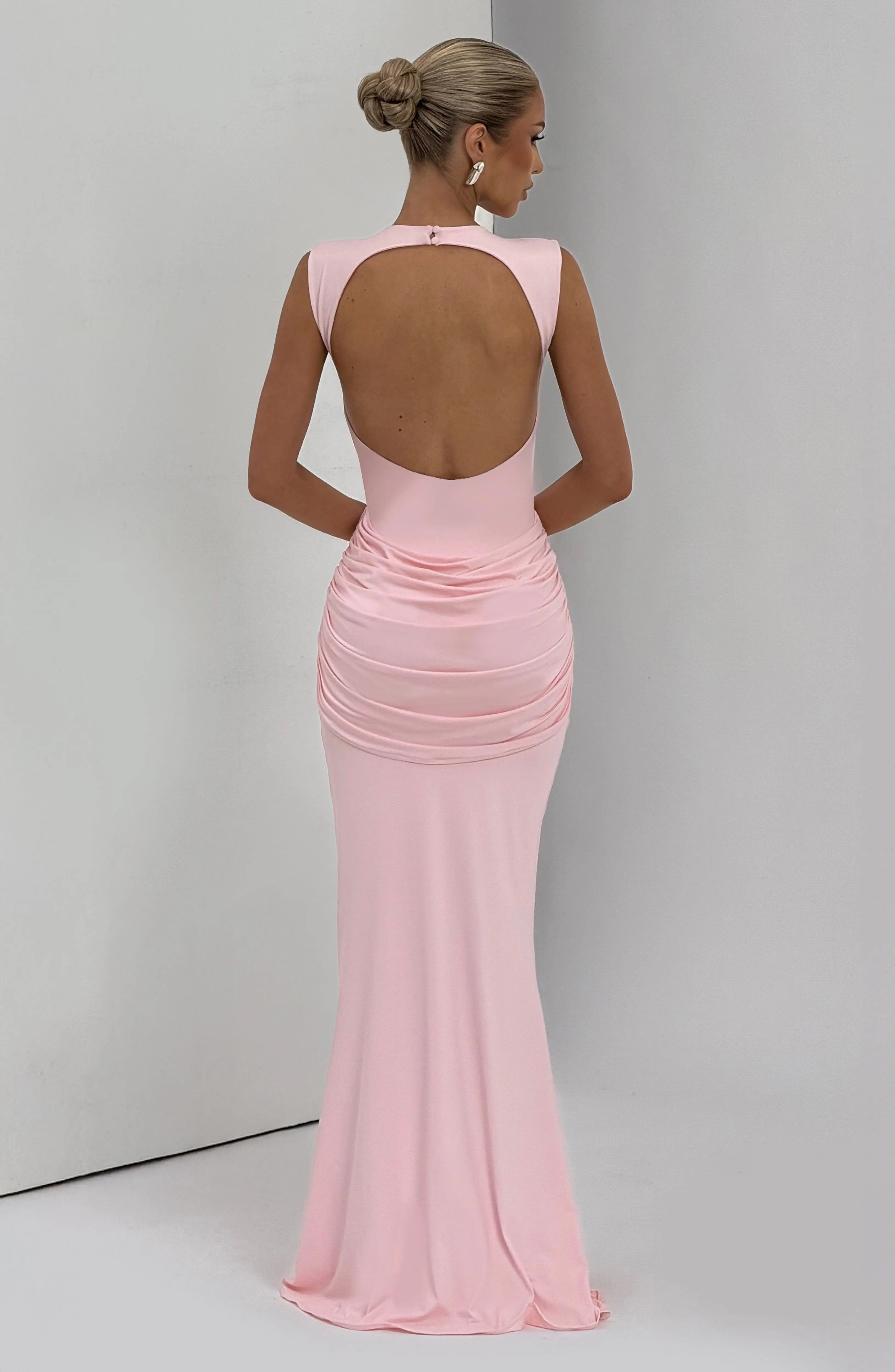 Lorenza Maxi Dress - Blush - Image 9